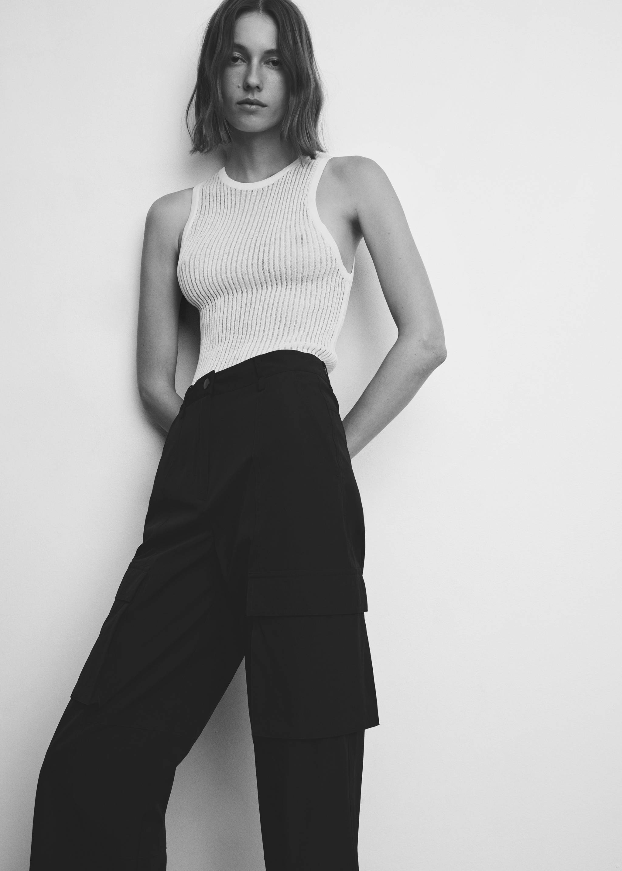 Брюки-карго с карманами - Деталь изделия 2