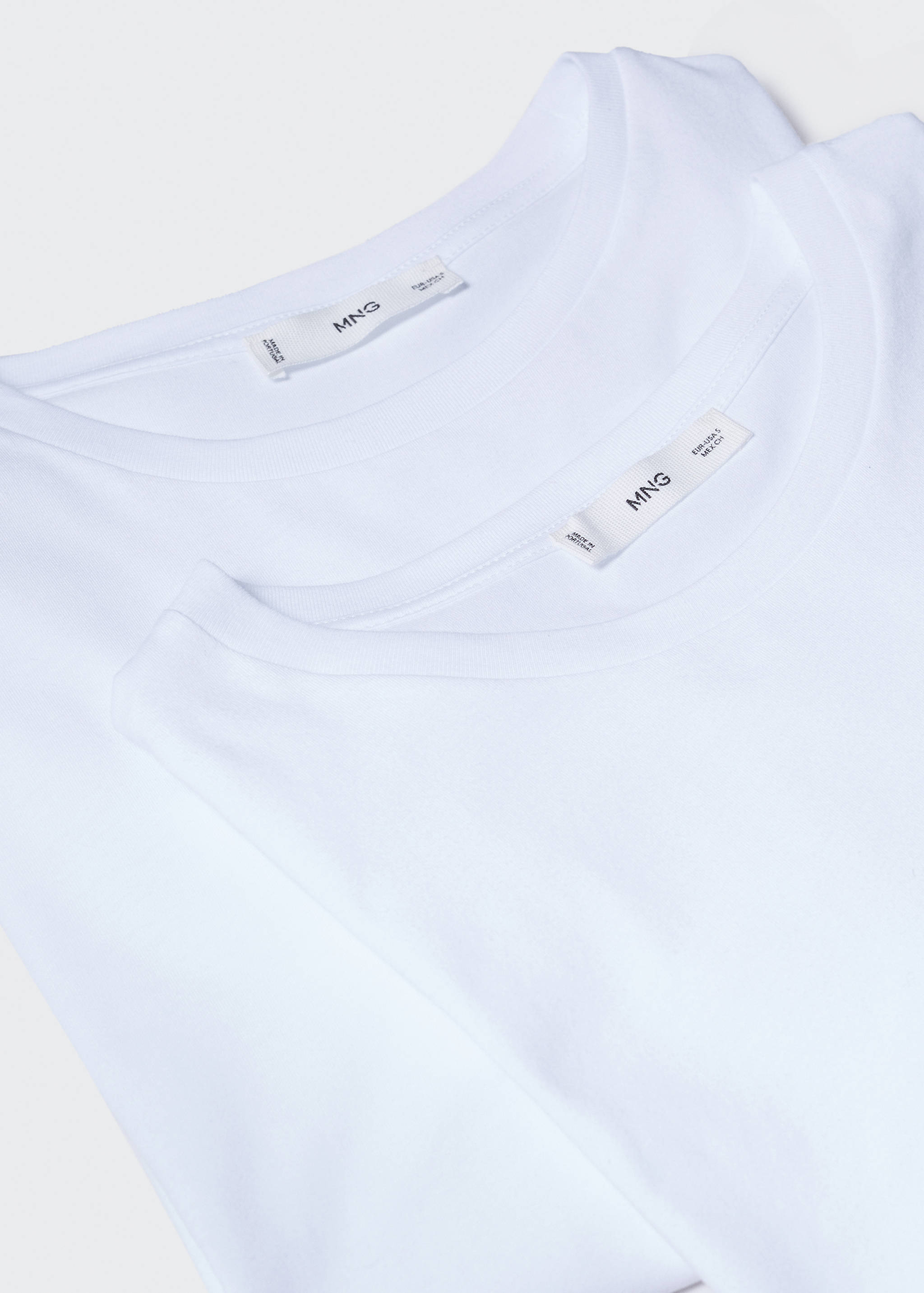 2 pack cotton t-shirt - Reverse of the article