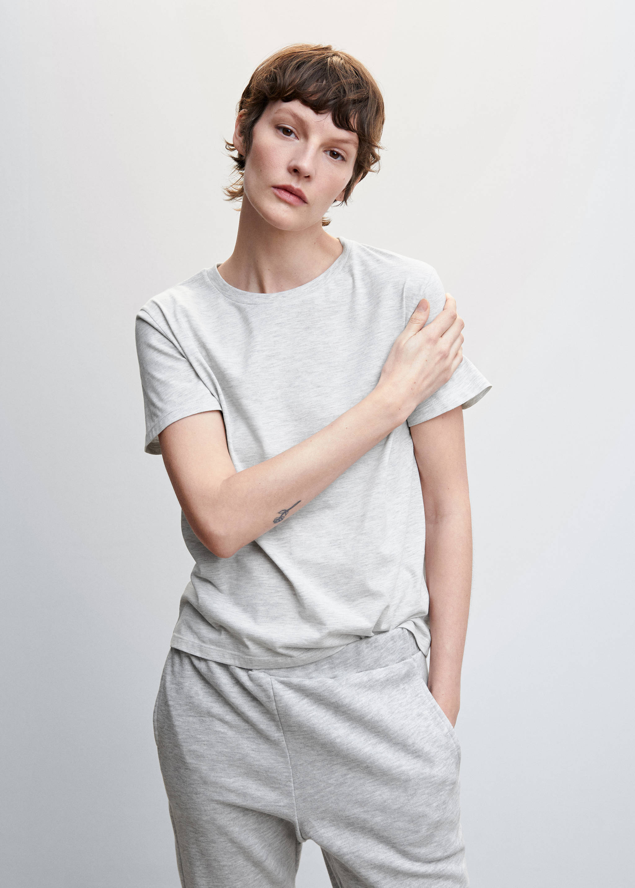 2 pack cotton t-shirt - Medium plane