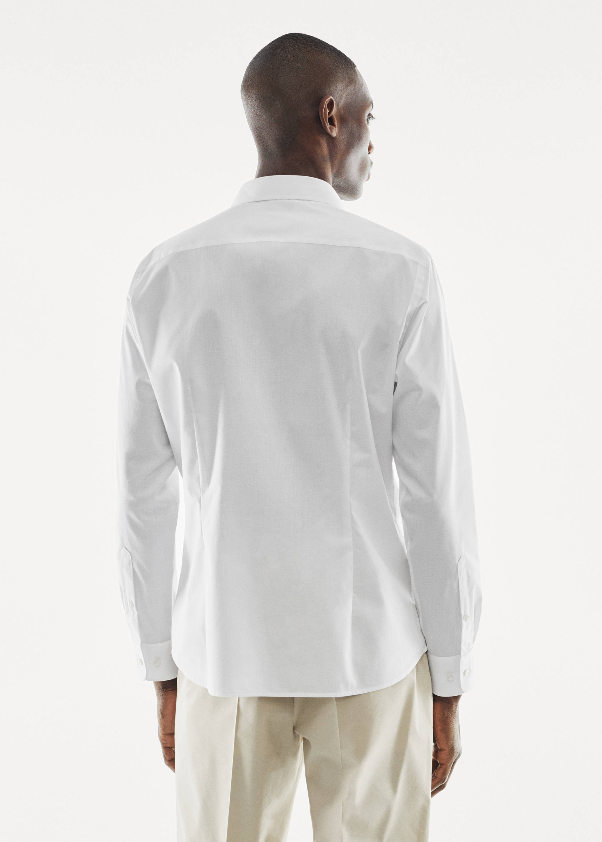 Cotton slim-fit t-shirt - Reverse of the article