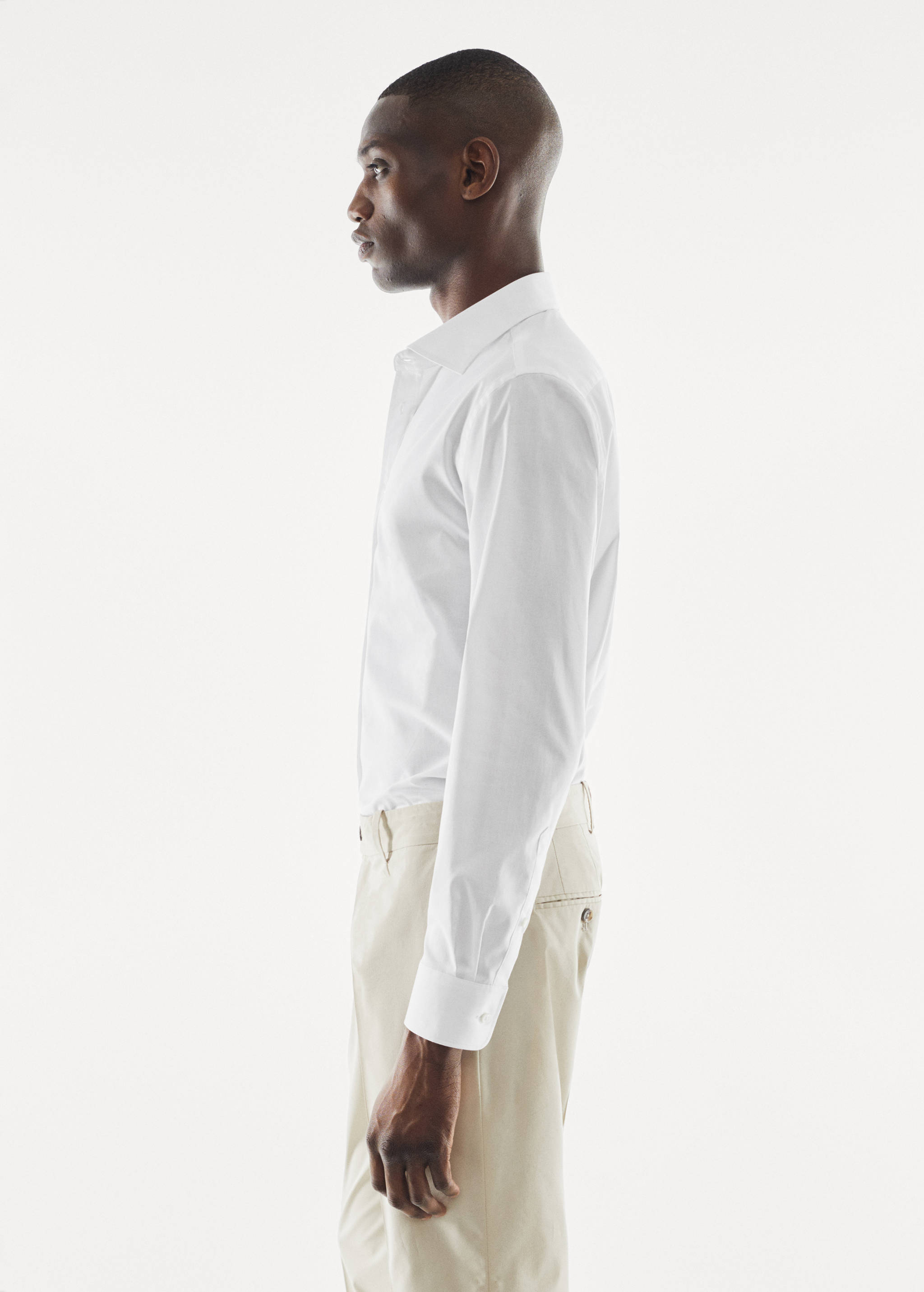 Cotton slim-fit t-shirt - Details of the article 6