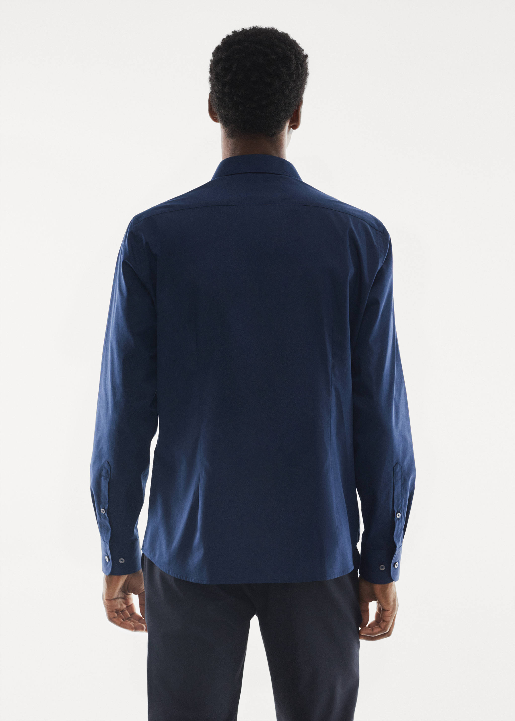 Cotton slim-fit t-shirt - Reverse of the article