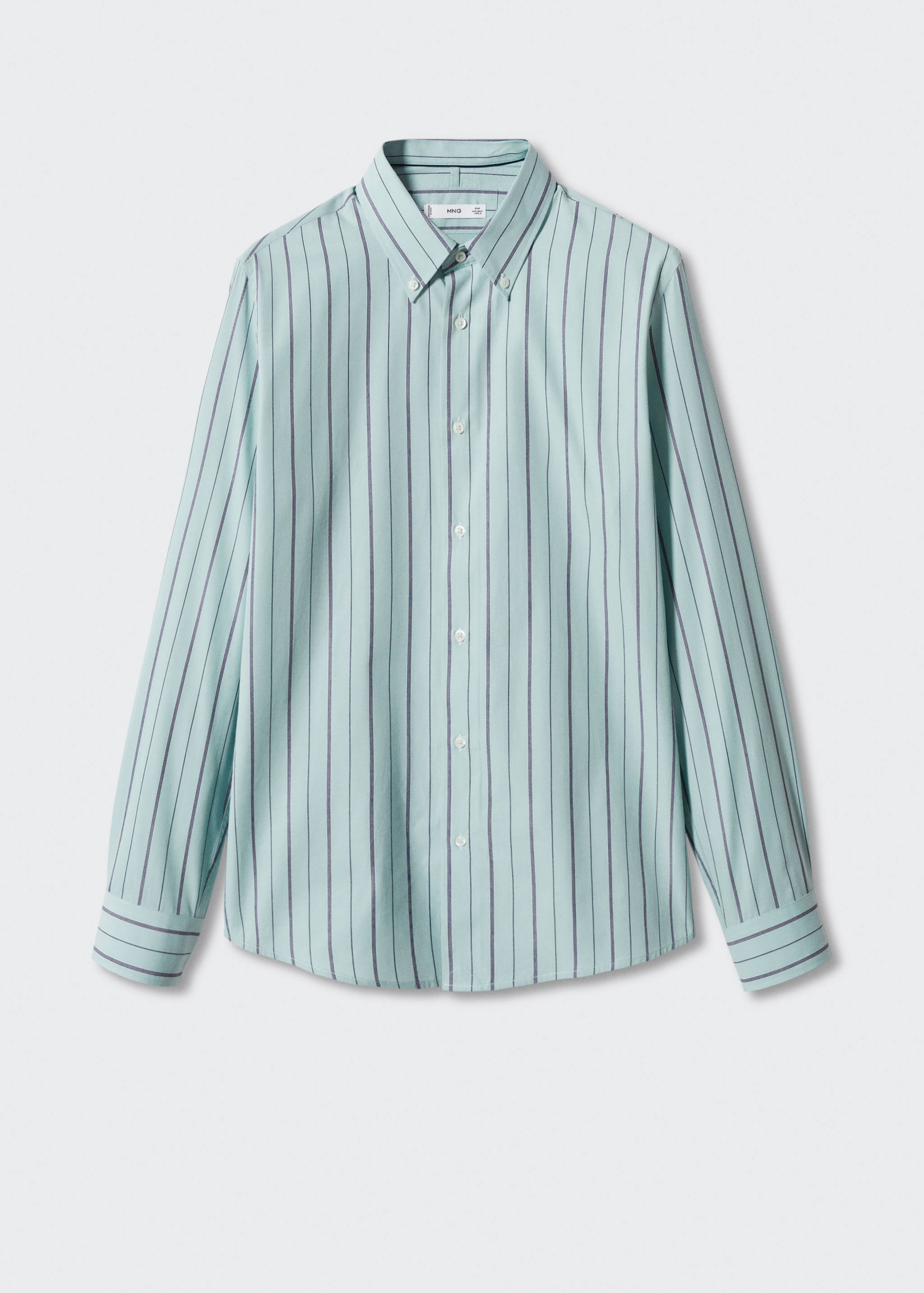 Chemise slim fit coton rayée - Article sans modèle