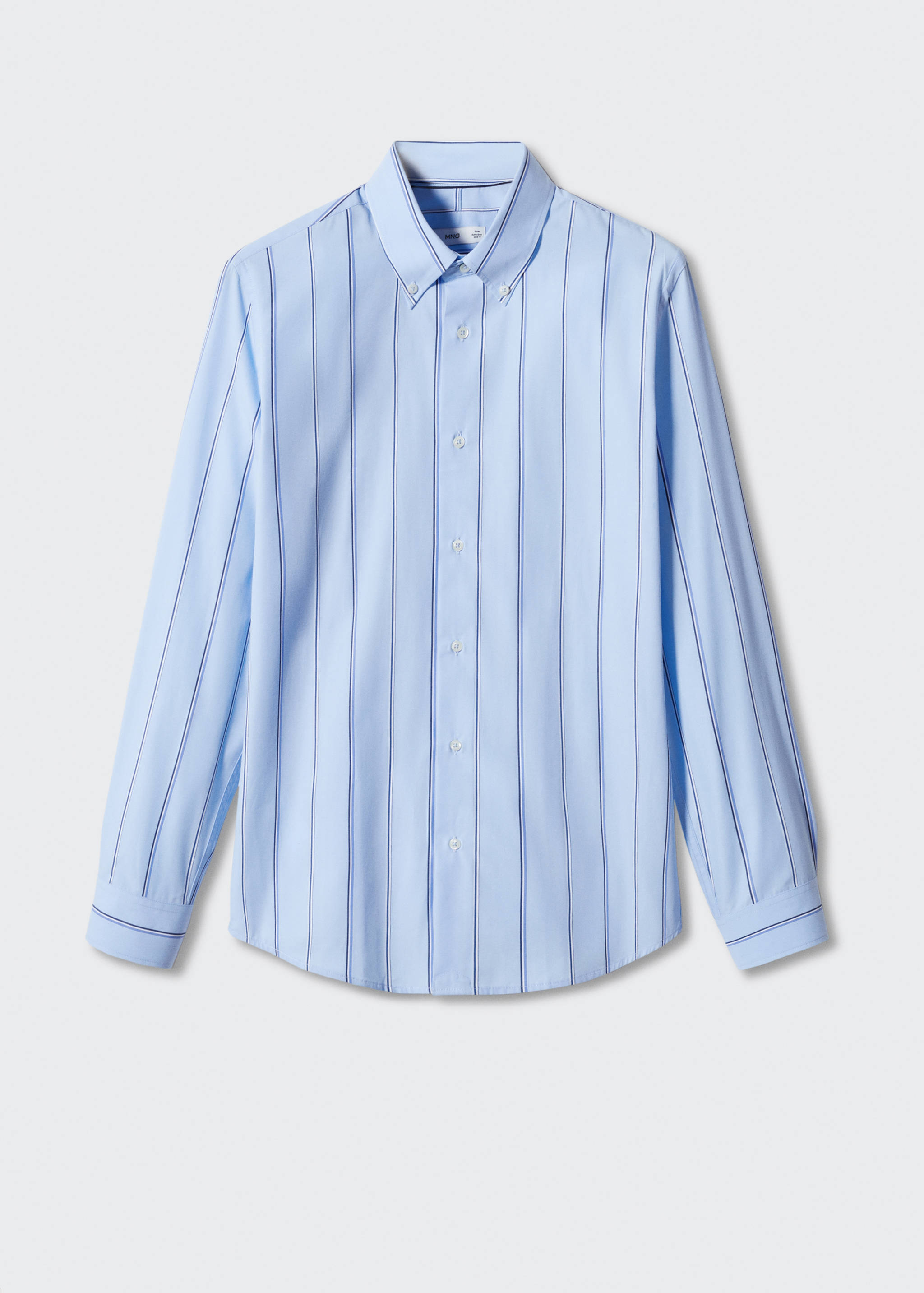 Chemise slim fit coton rayée - Article sans modèle