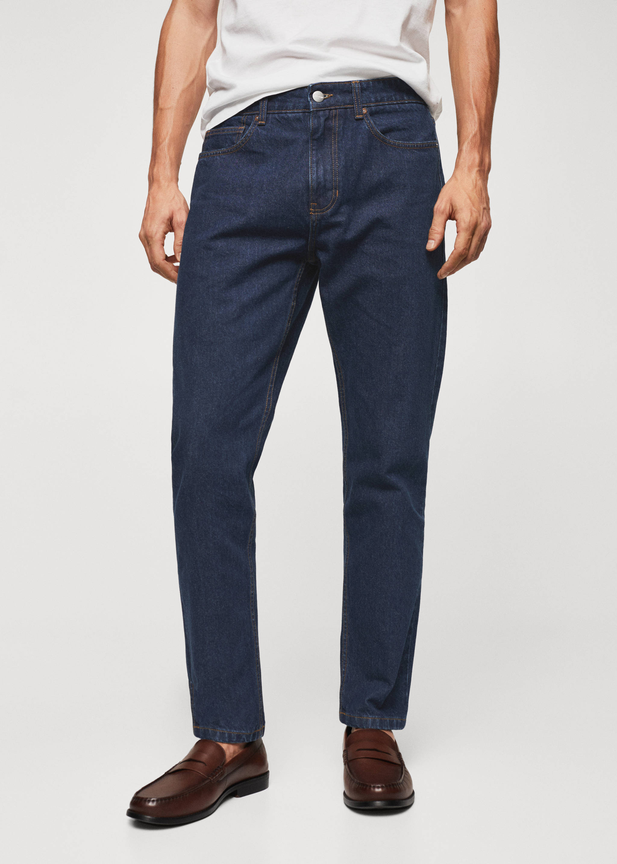 Bob straight-fit jeans - Medium plane