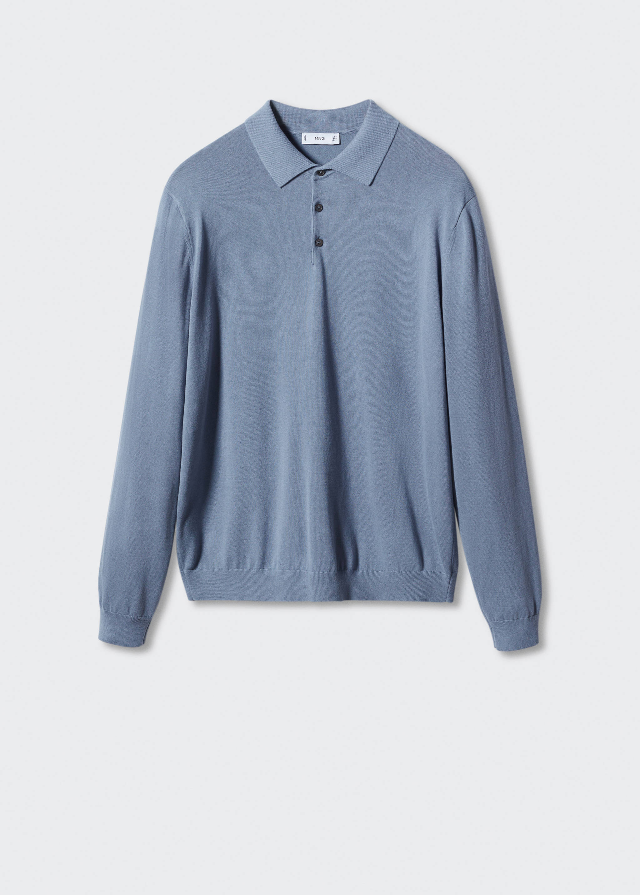 Polo maille coton manches longues - Article sans modèle