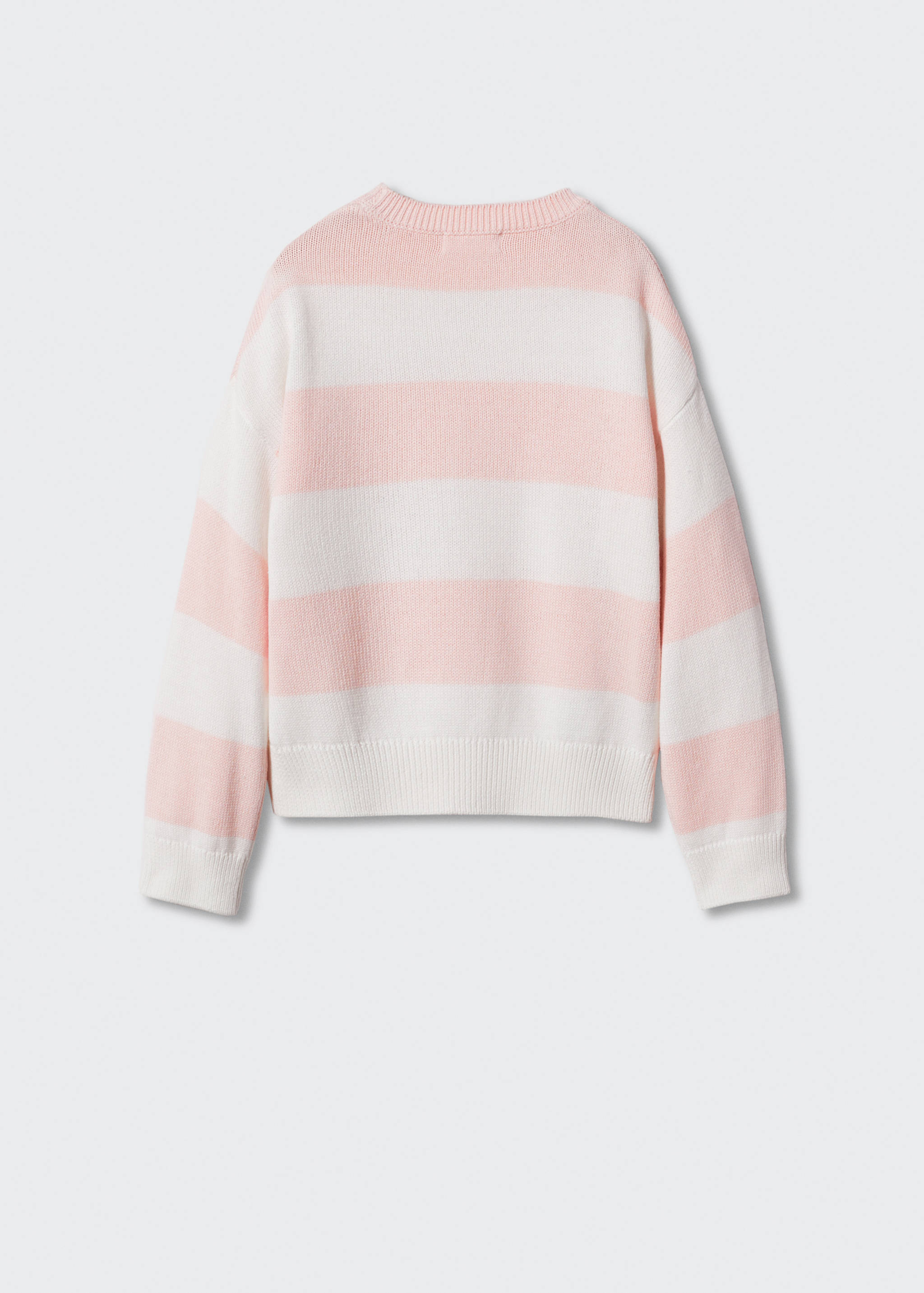 Fine-knit striped sweater - Reverse of the article