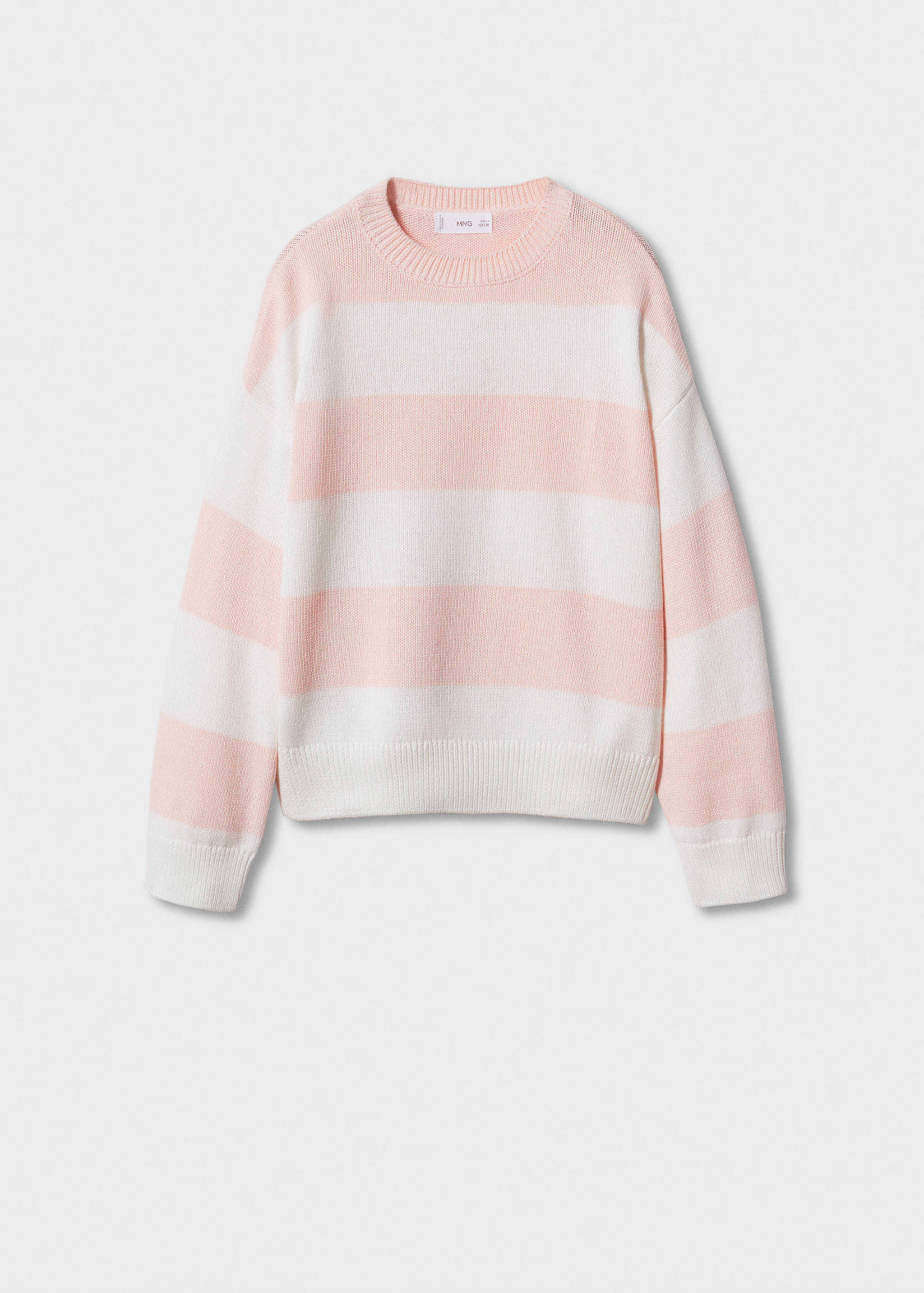 Fine-knit striped sweater - Article without model