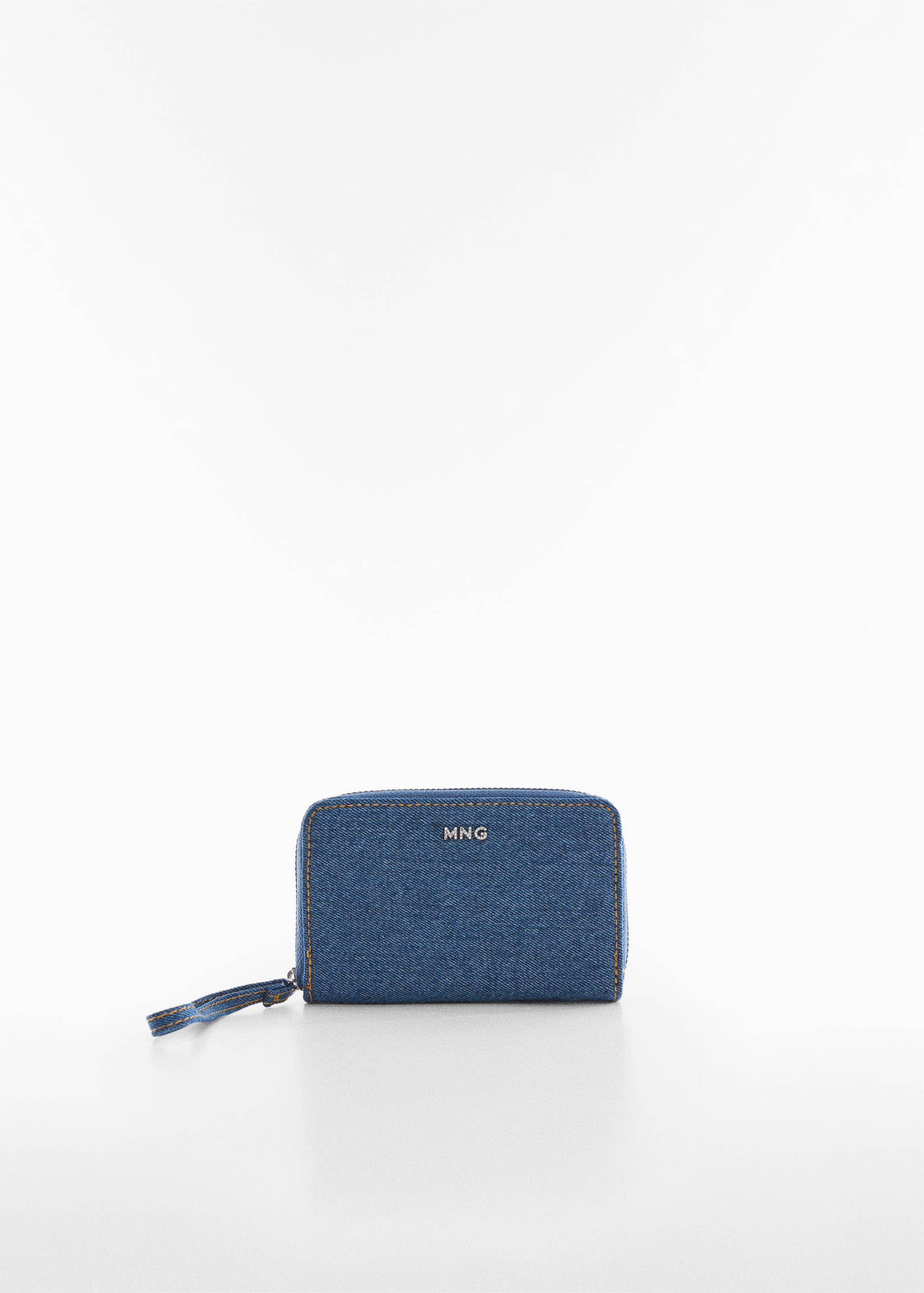 Denim portemonnee met rits - Artikel zonder model