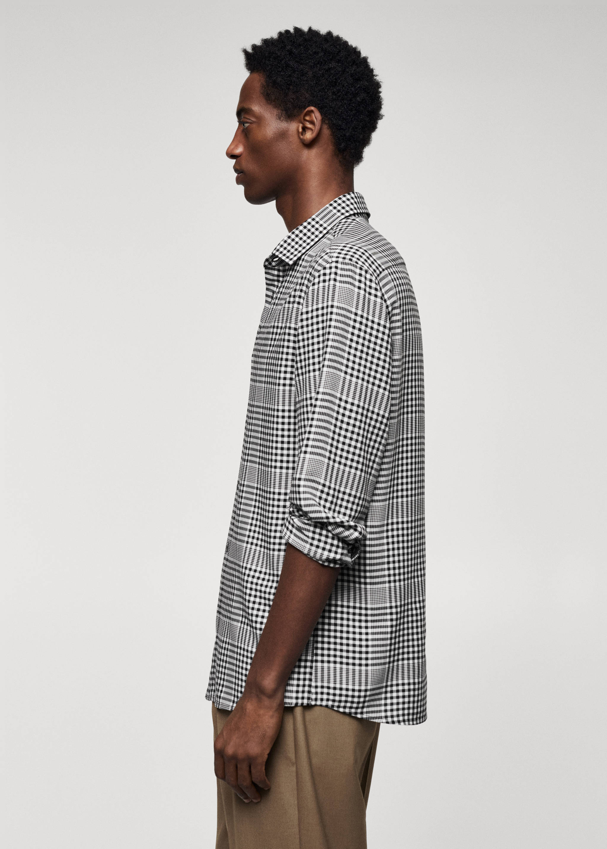 Regular-fit check shirt - Details of the article 6