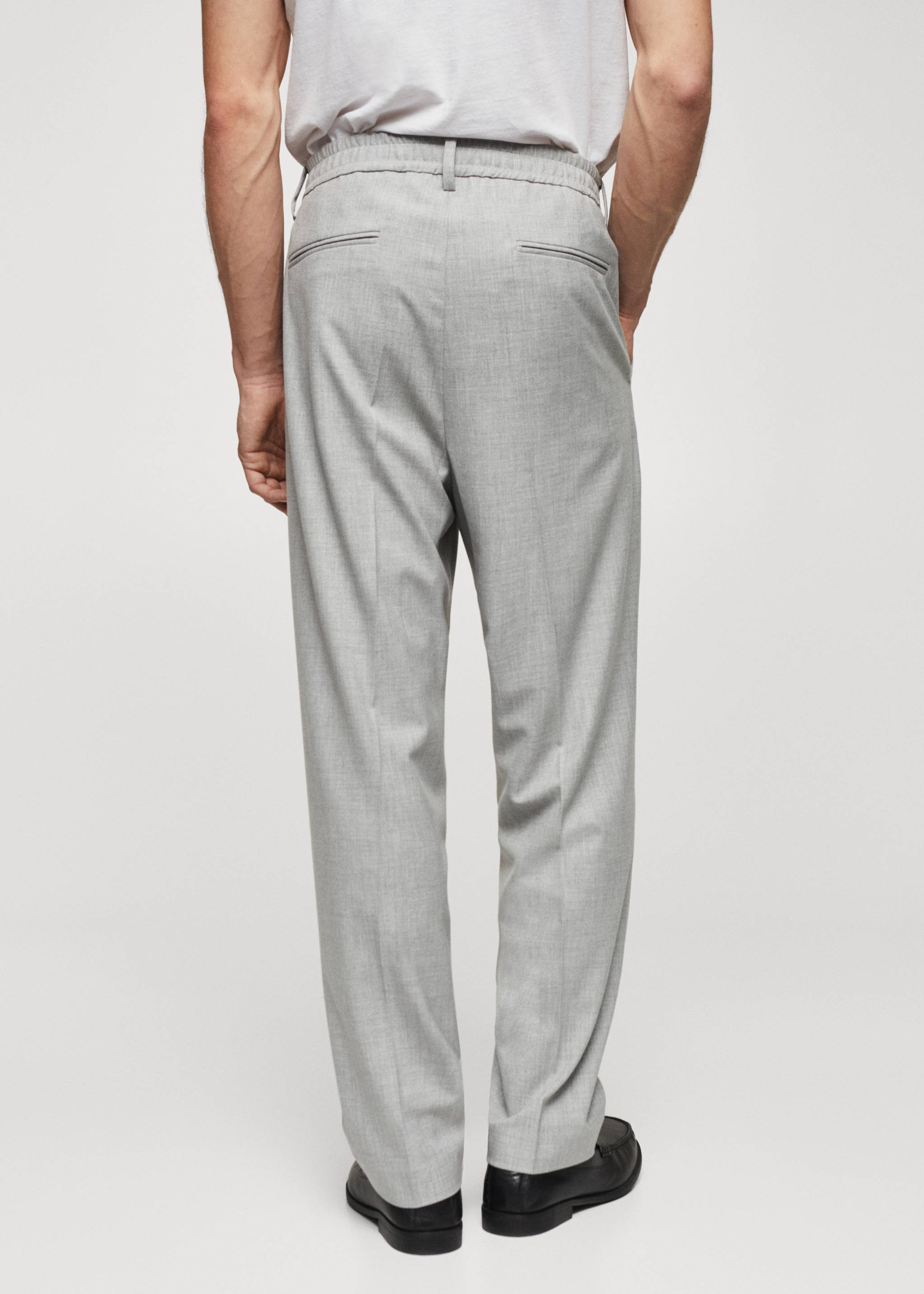 Pantalon tapered-fit coton - Verso de l’article