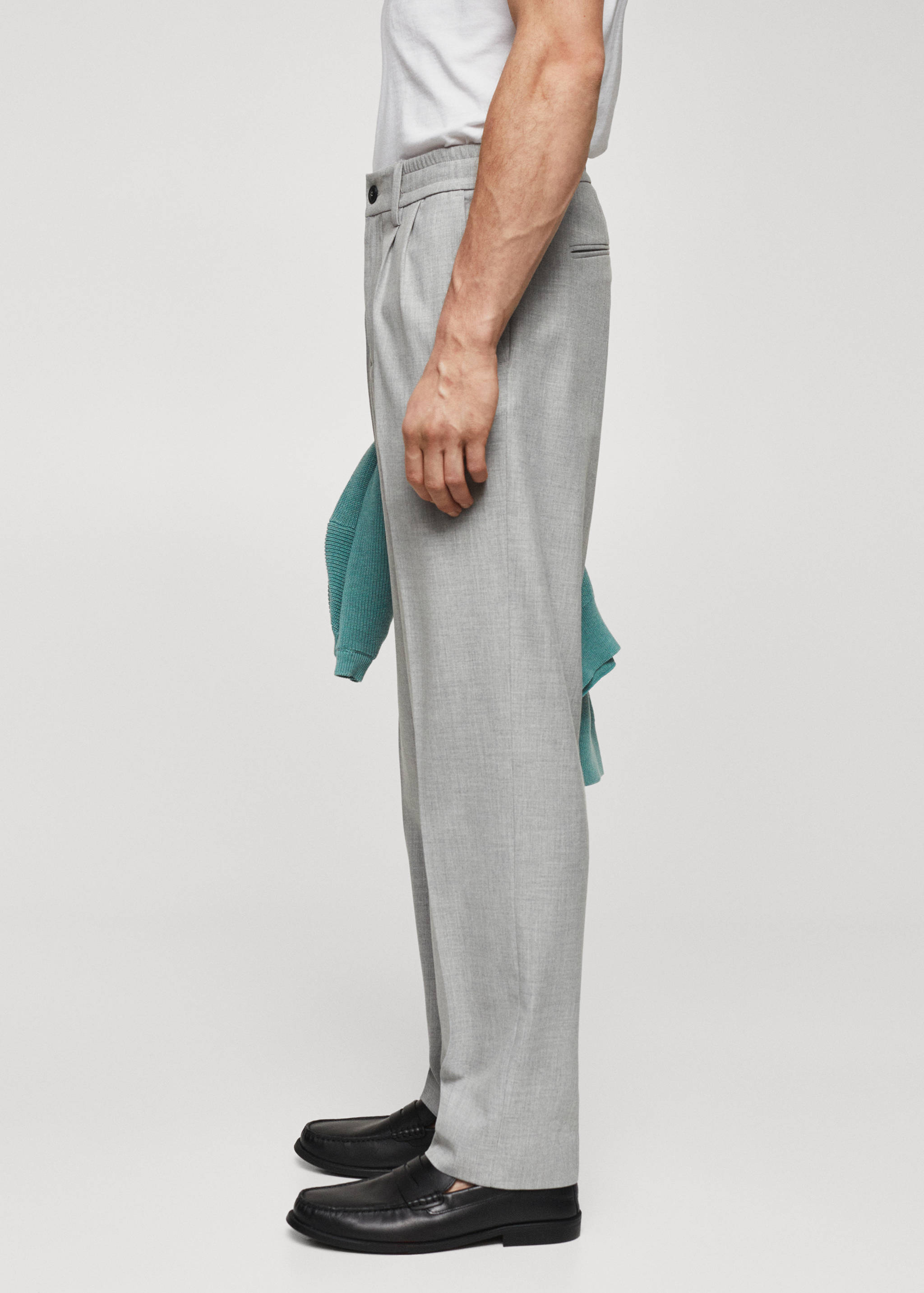 Pantalon tapered-fit coton - Détail de l'article 4