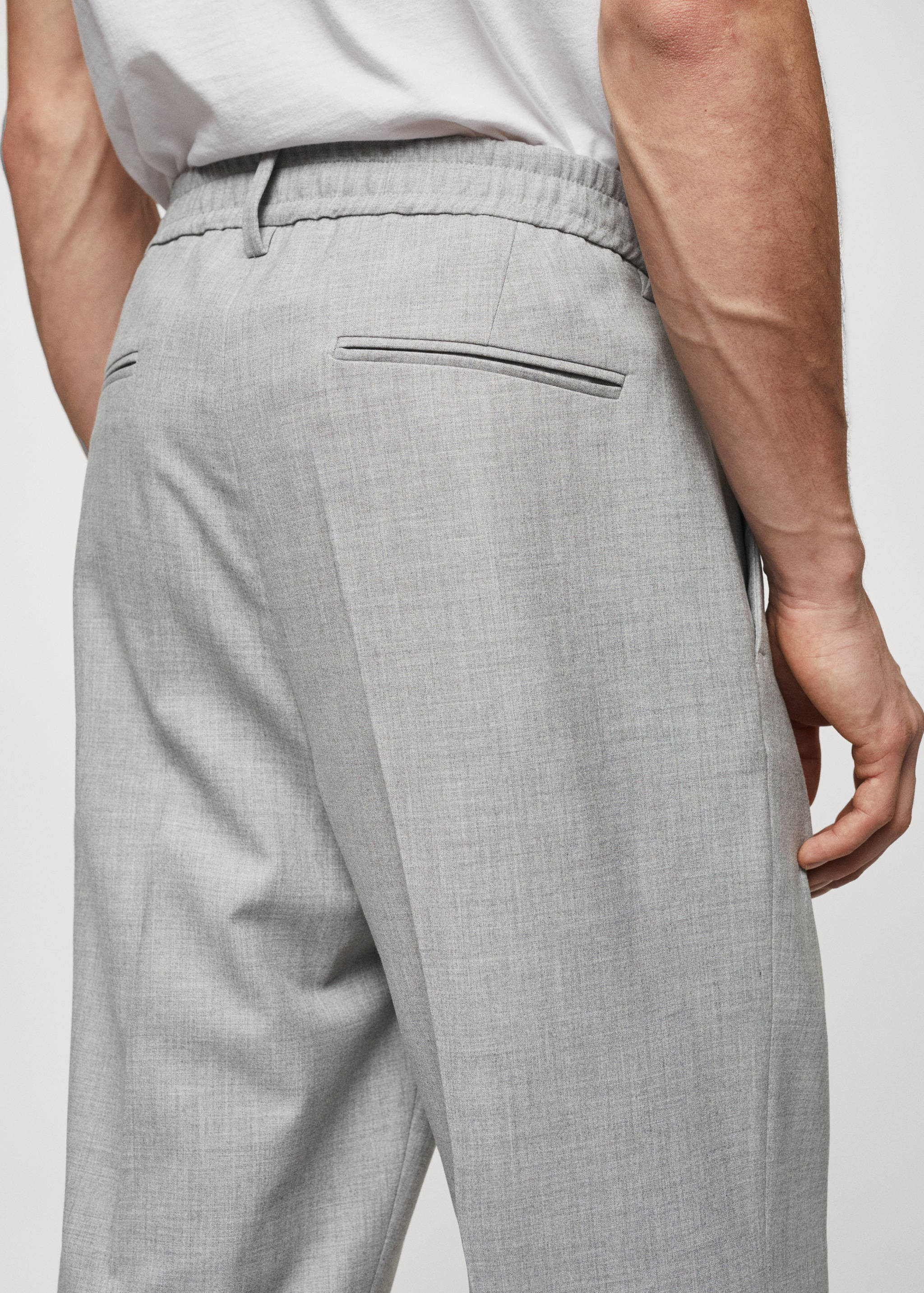 Pantalon tapered-fit coton - Détail de l'article 2