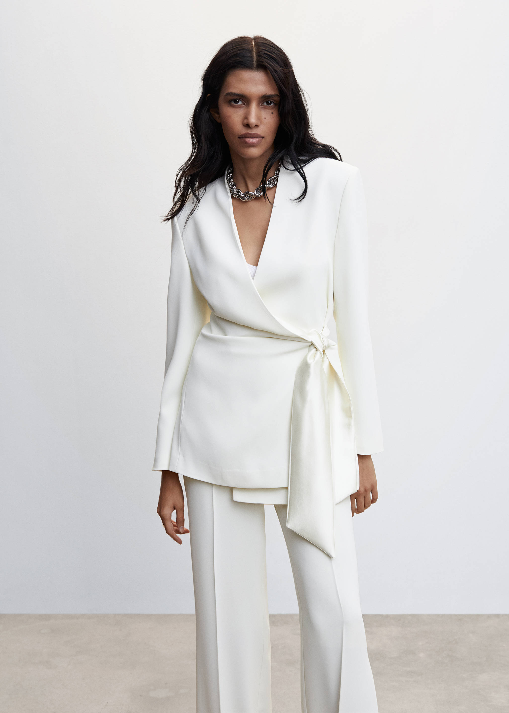 Jacket with side knot - Medium plane