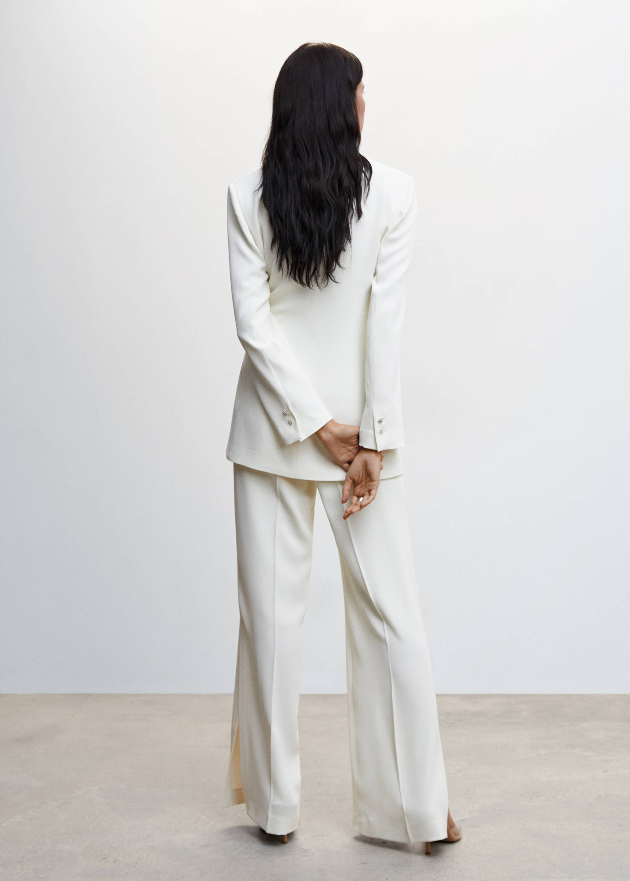 Jacket with side knot - Reverse of the article