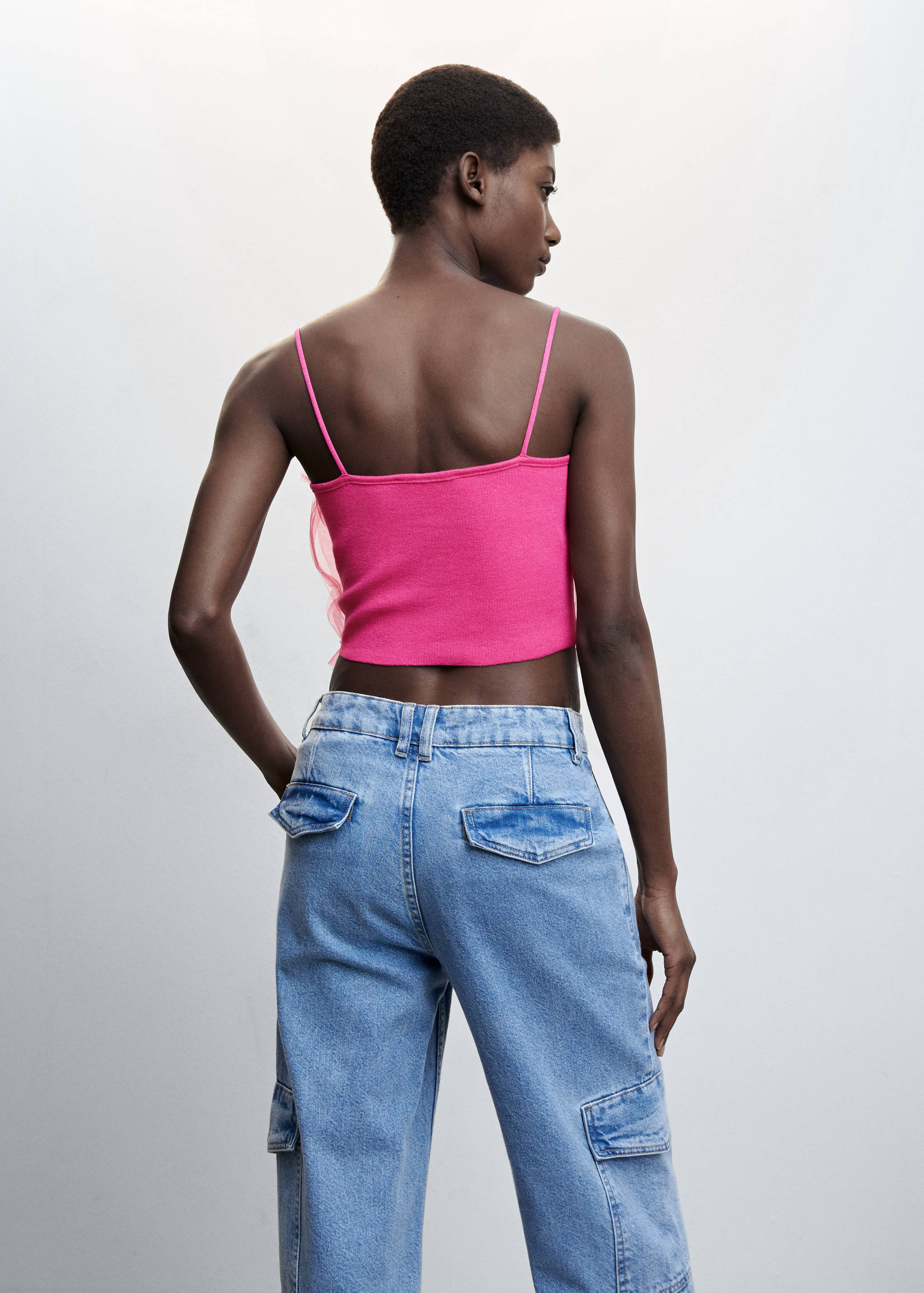 Top gasa escote corazón - Reverso del artículo