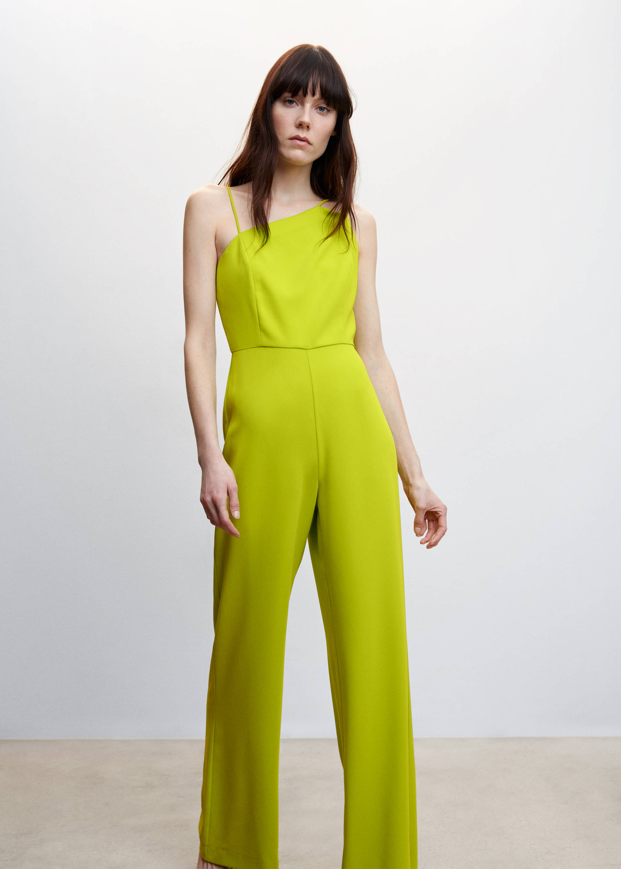 Asymmetric long jumpsuit - Medium plane