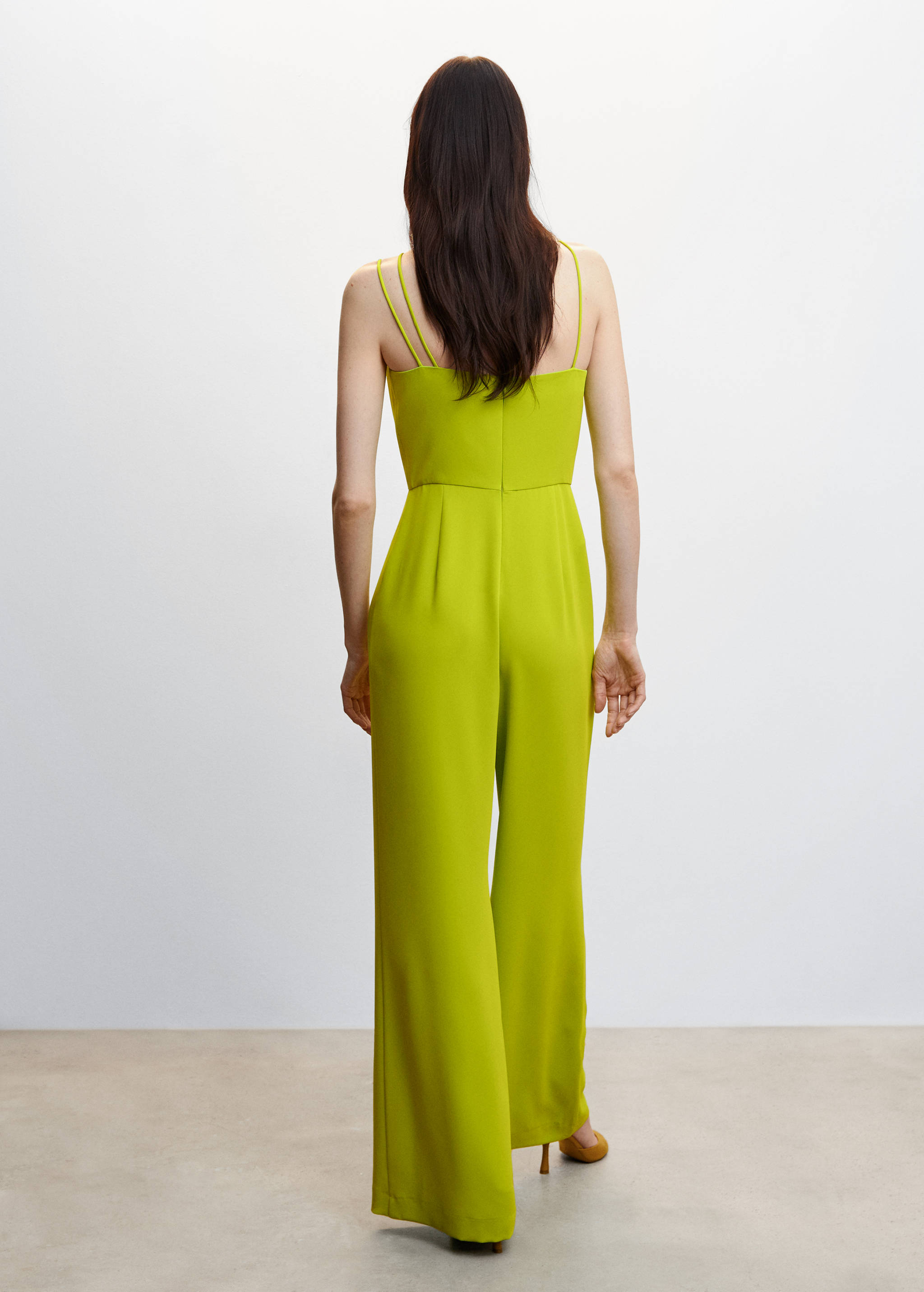 Asymmetric long jumpsuit - Reverse of the article