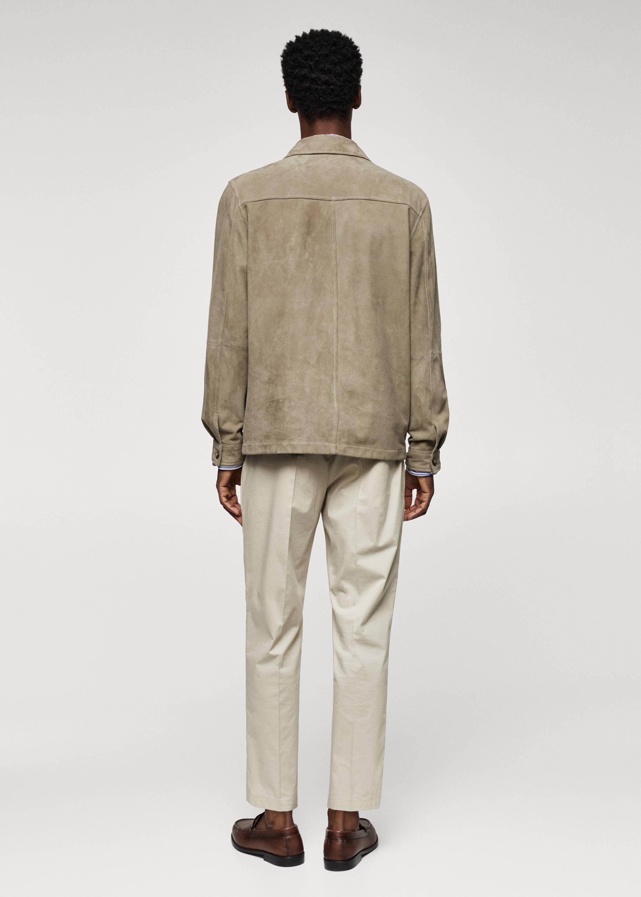 100% leather jacket - Reverse of the article