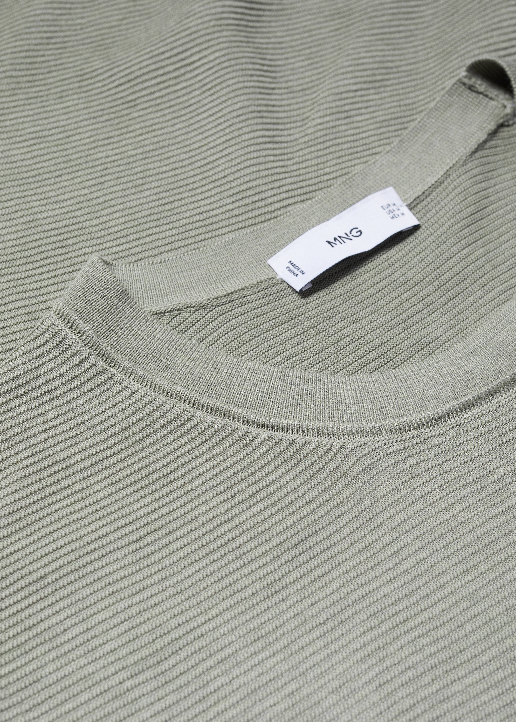 T-shirt maille coton structuré - Détail de l'article 8