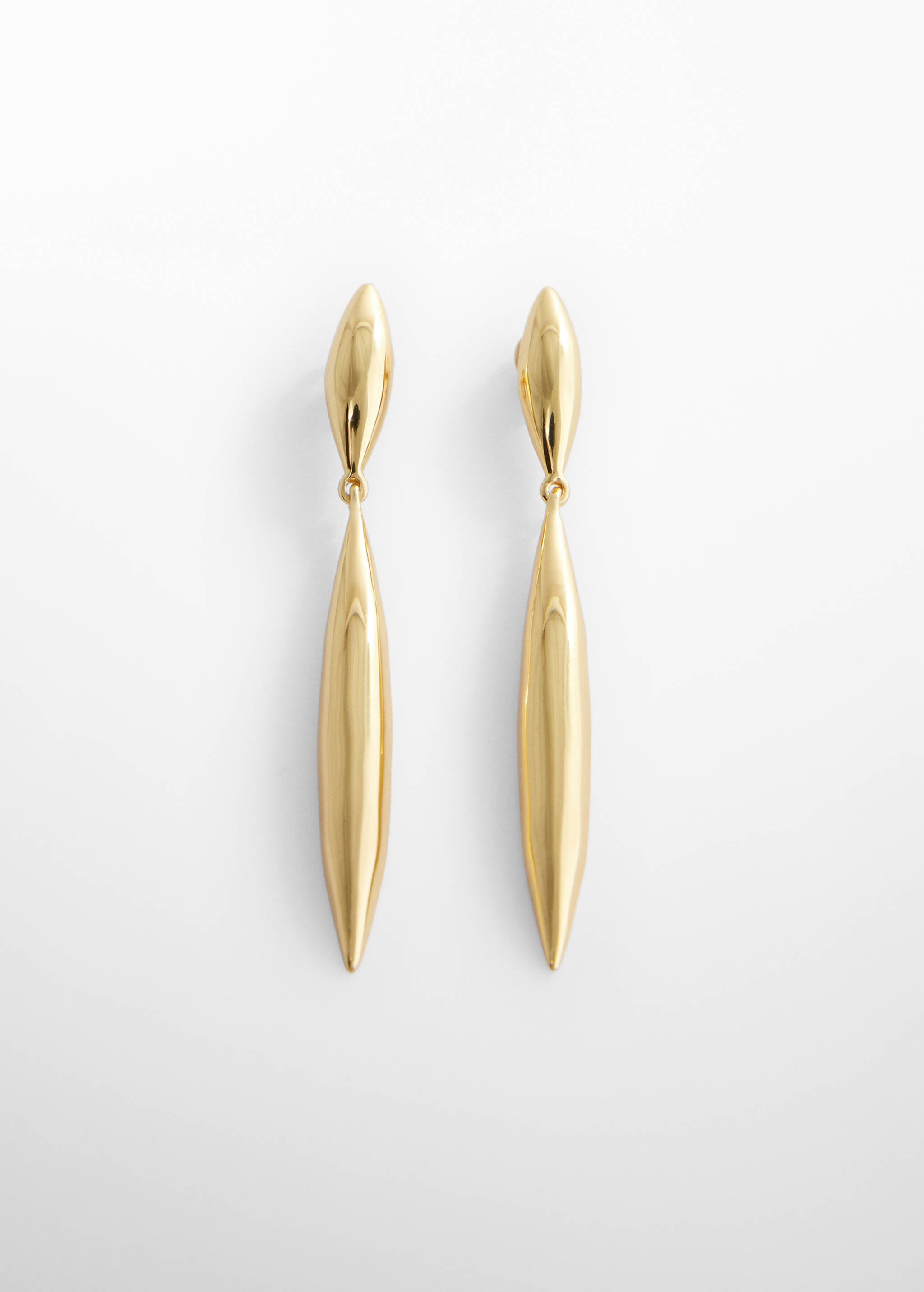 18K drop earrings - Article without model