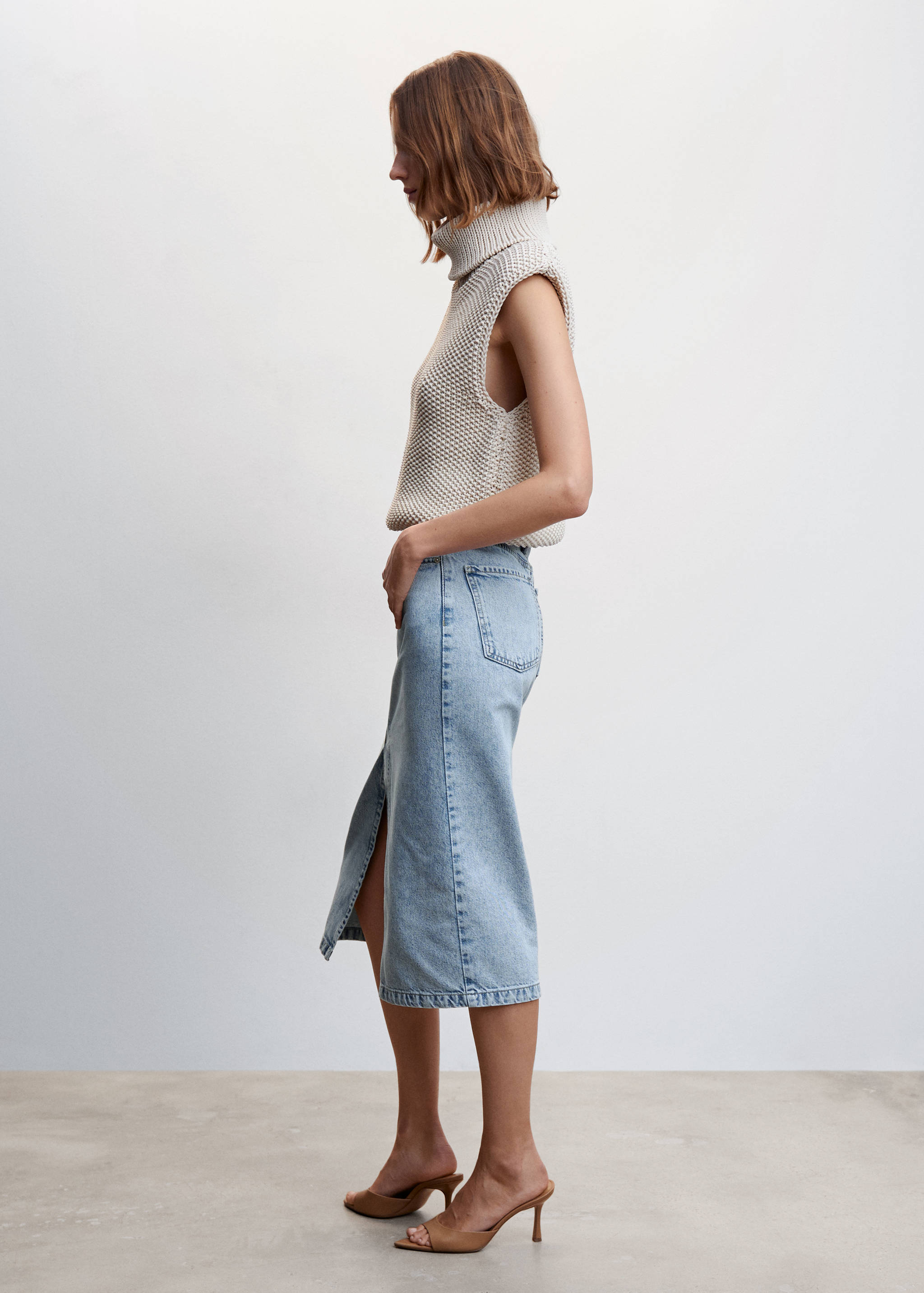 Falda midi vaquera - Detalle del artículo 6