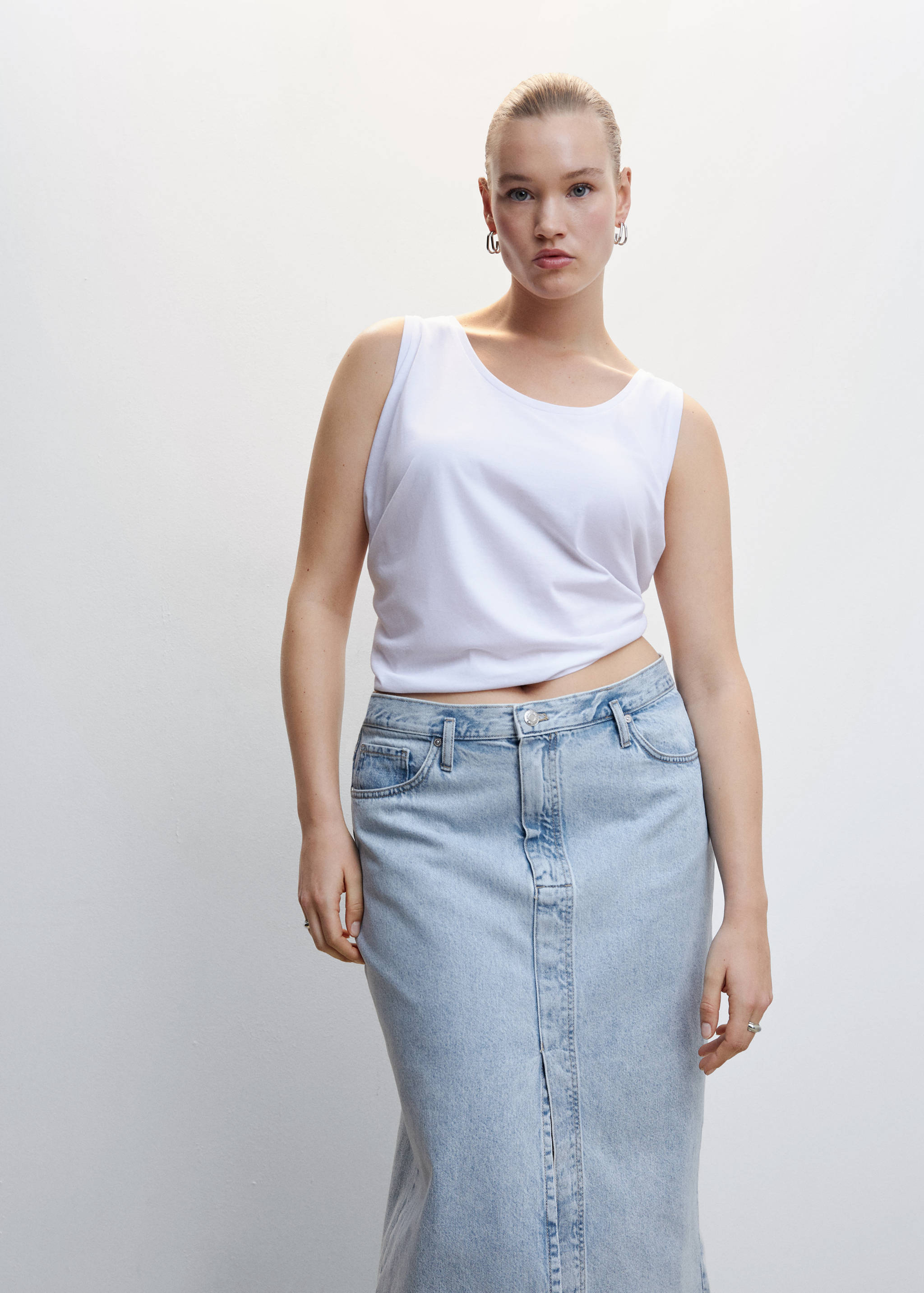 Falda midi vaquera - Detalle del artículo 5