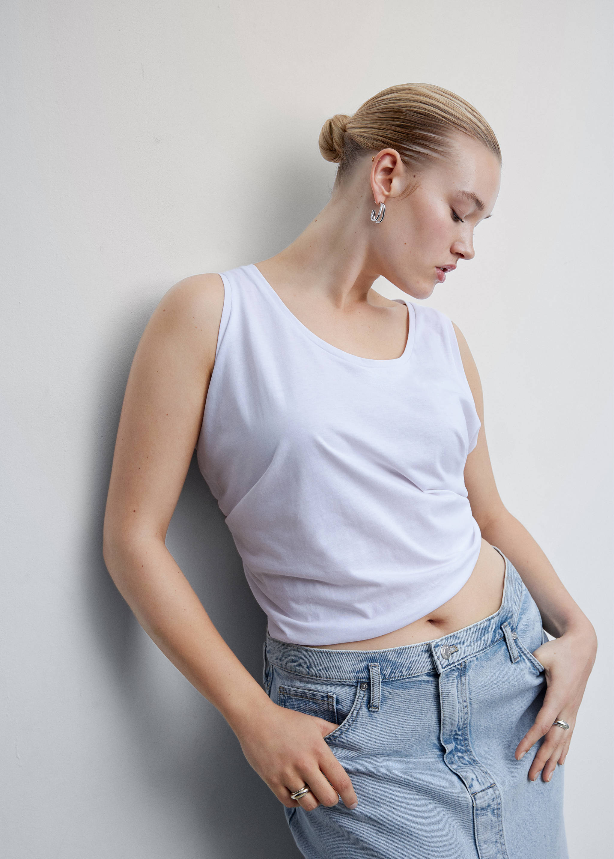 Falda midi vaquera - Detalle del artículo 4