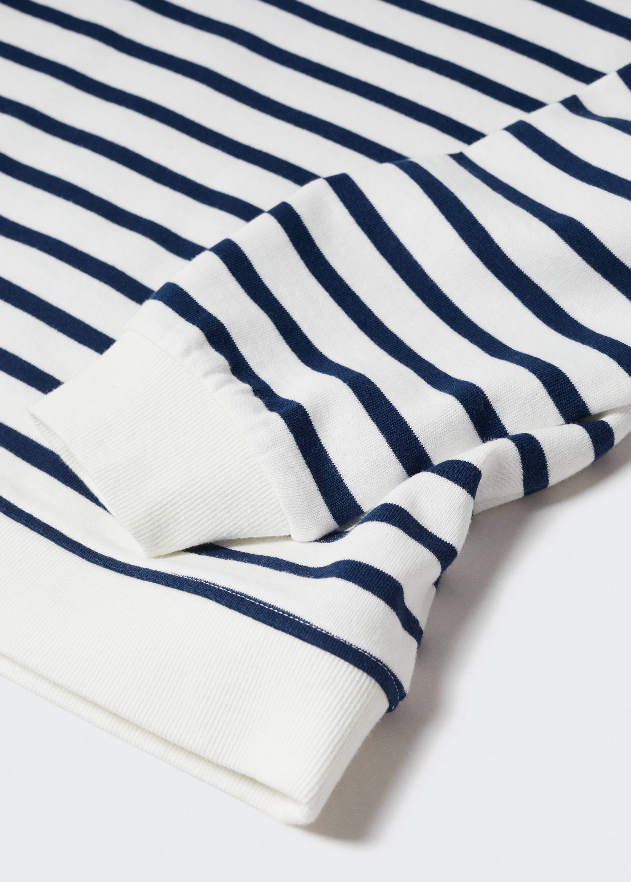 Striped cotton-blend sweatshirt - Details of the article 8