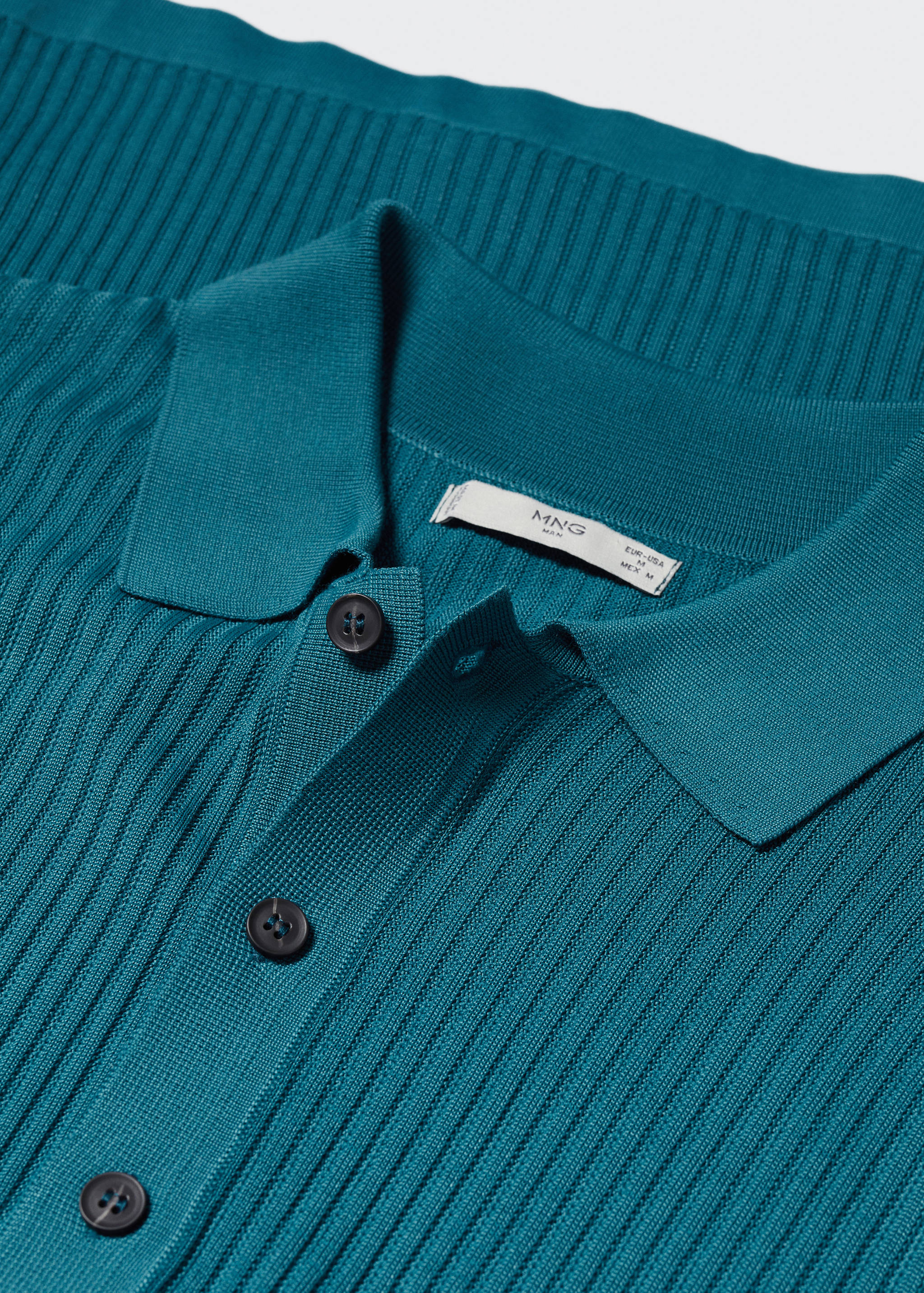 Polo maille côtelée - Détail de l'article 8