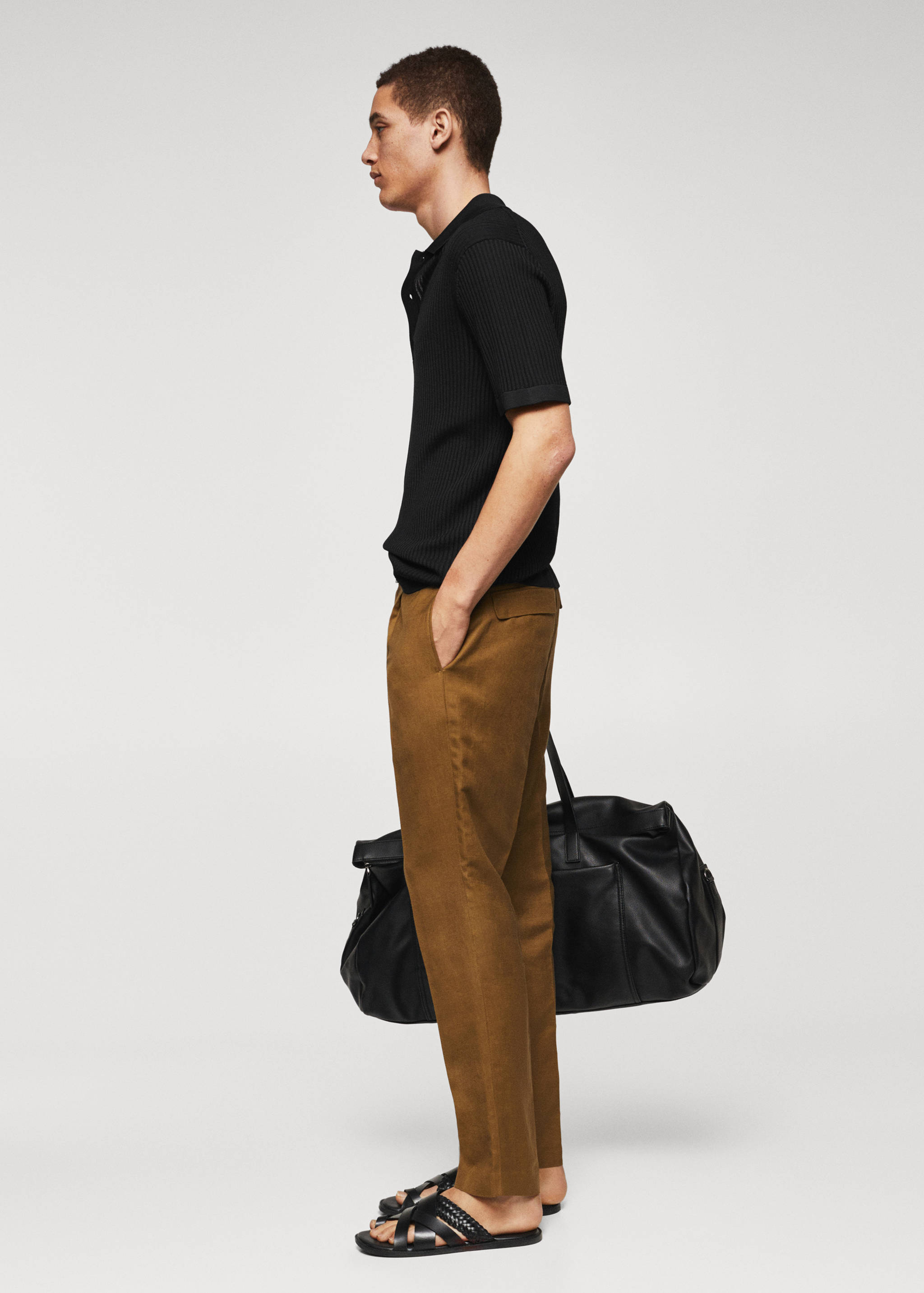 Polo maille côtelée - Détail de l'article 2