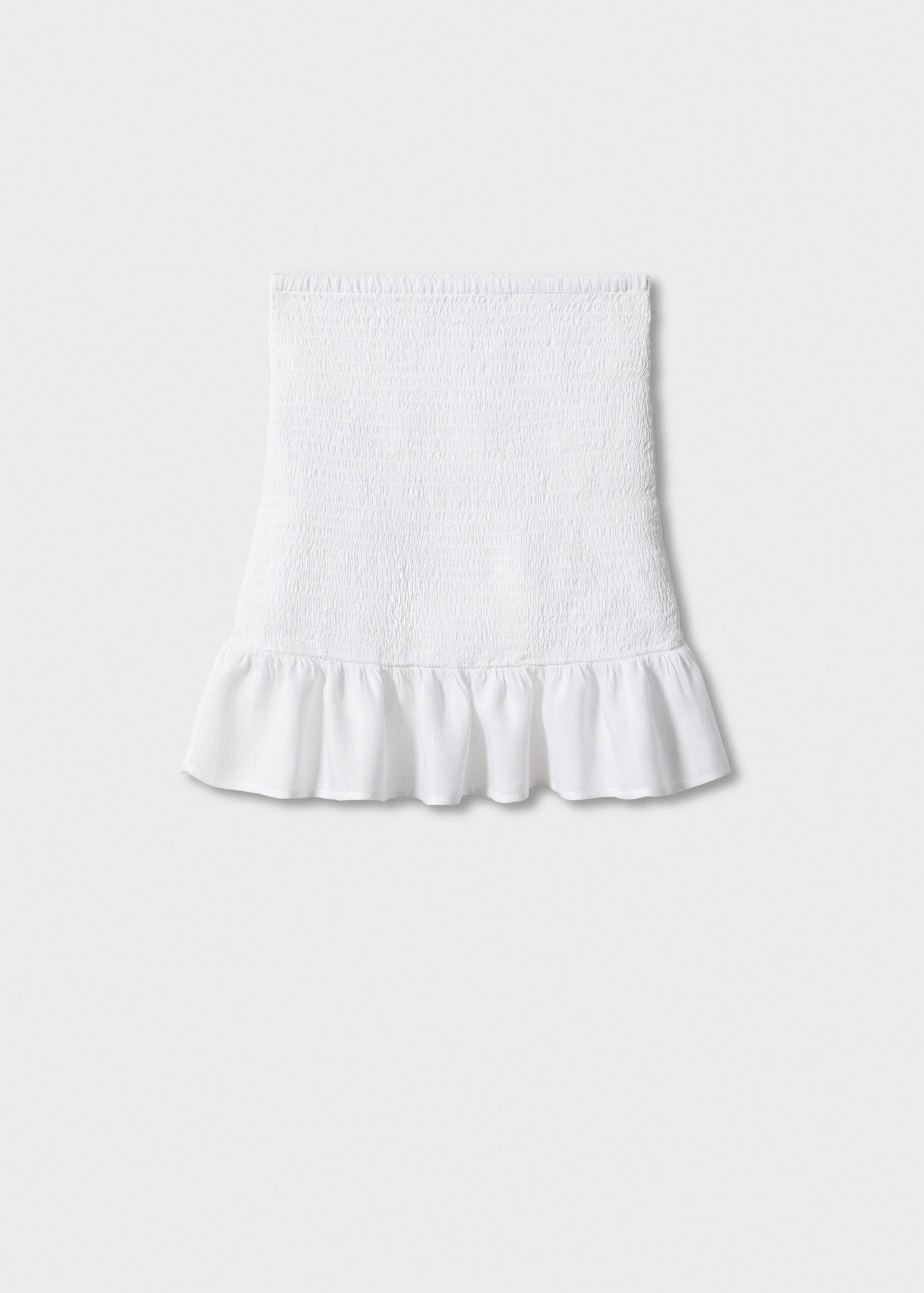 Falda fruncida volante - Artículo sin modelo