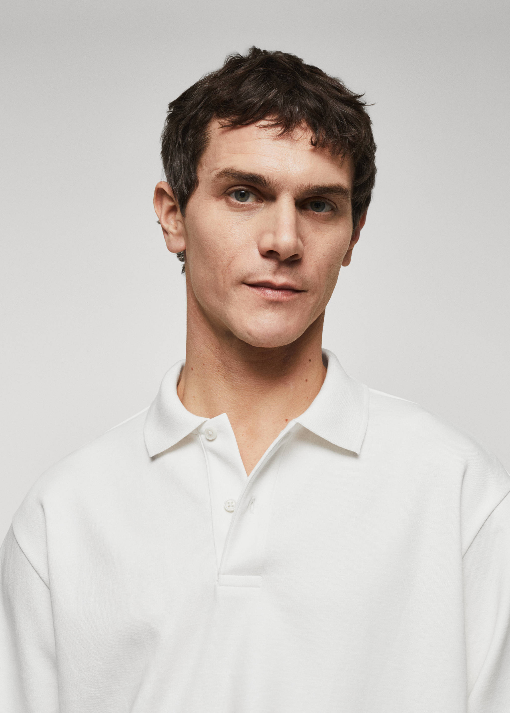 Polo coton à manches longues - Détail de l'article 2