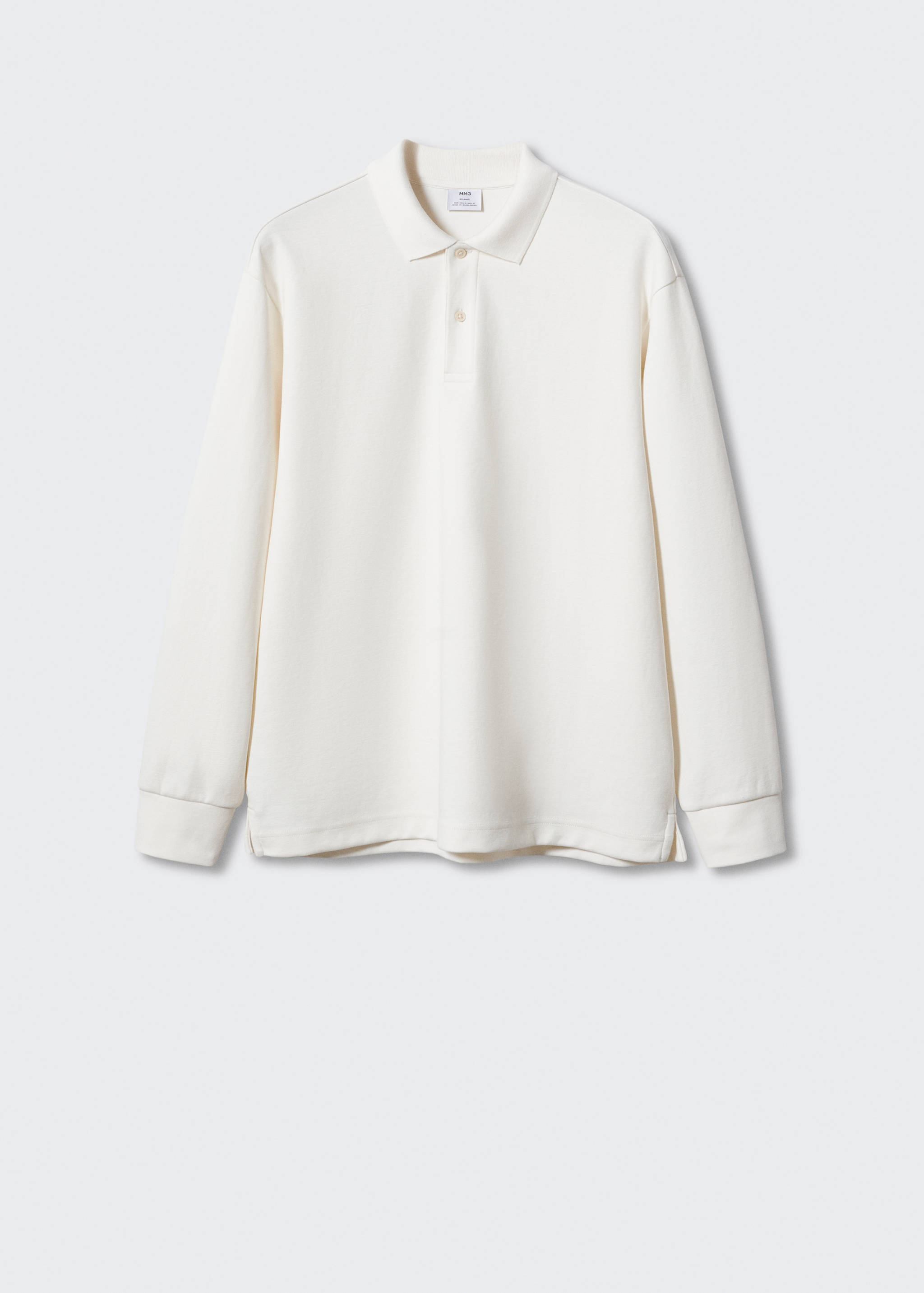 Polo coton à manches longues - Article sans modèle