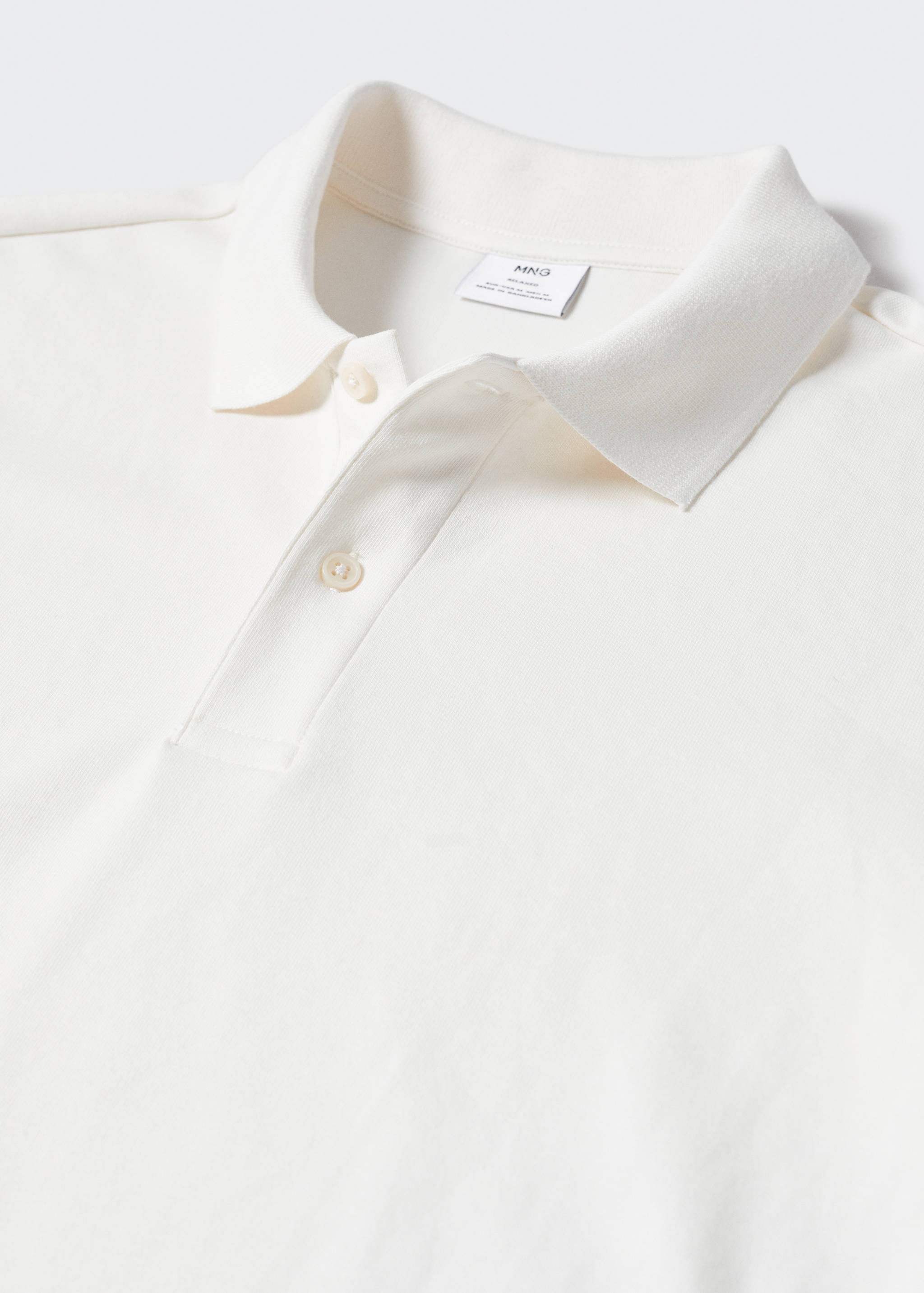 Polo coton à manches longues - Détail de l'article 8