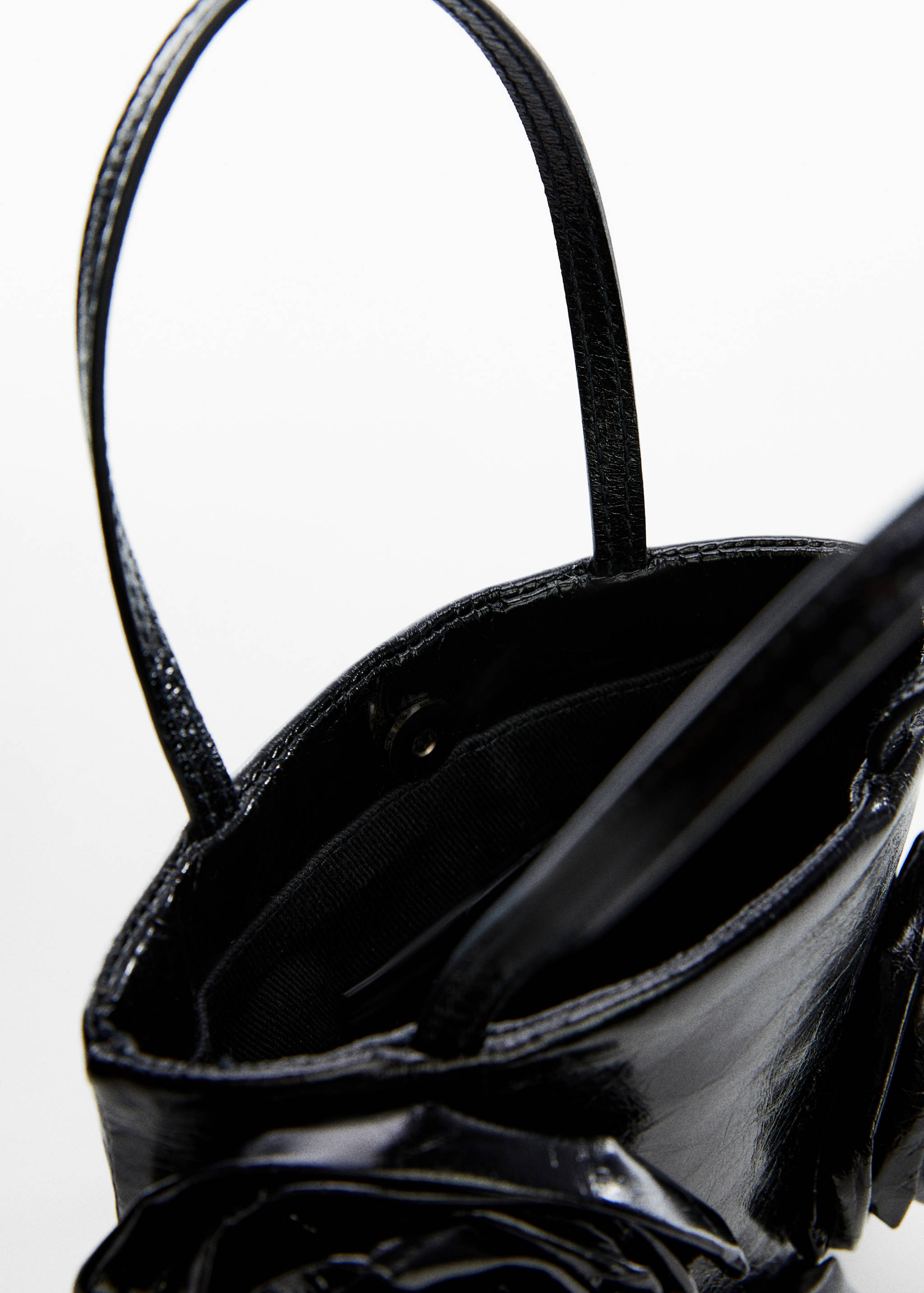 Maxi-flower leather bag - Details of the article 2