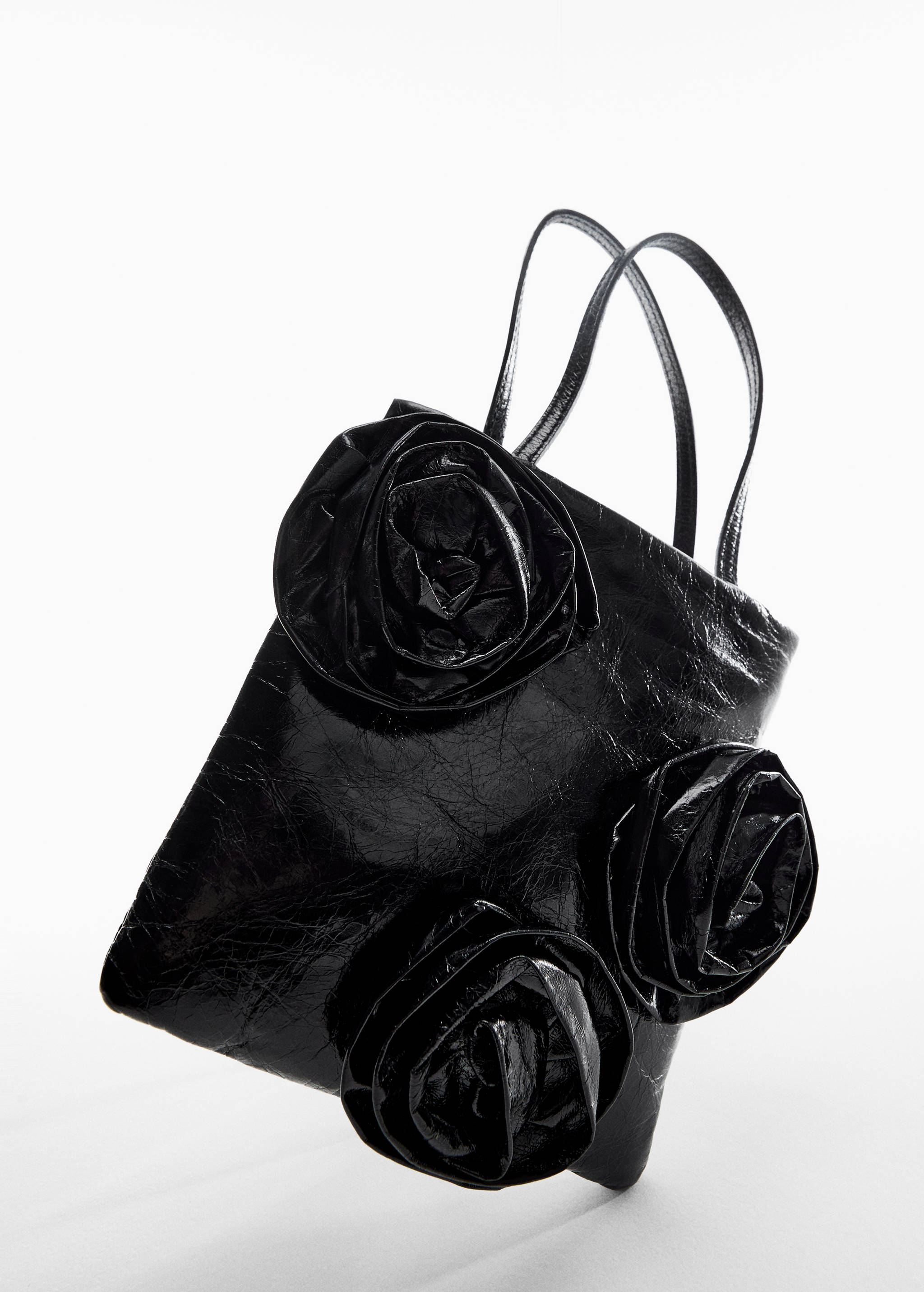 Maxi-flower leather bag - Details of the article 5