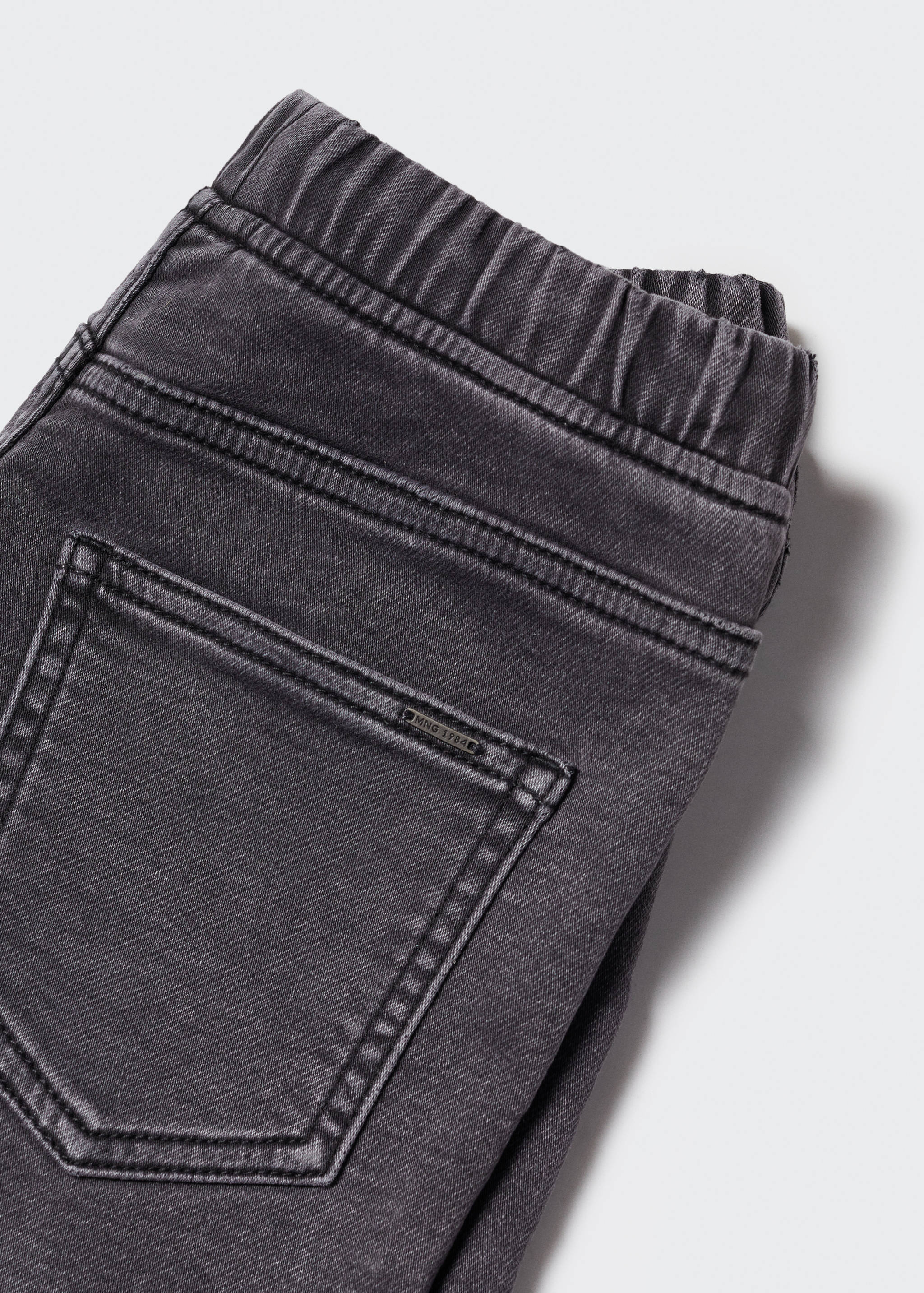 Comfy-fit denim Bermuda shorts - Details of the article 8