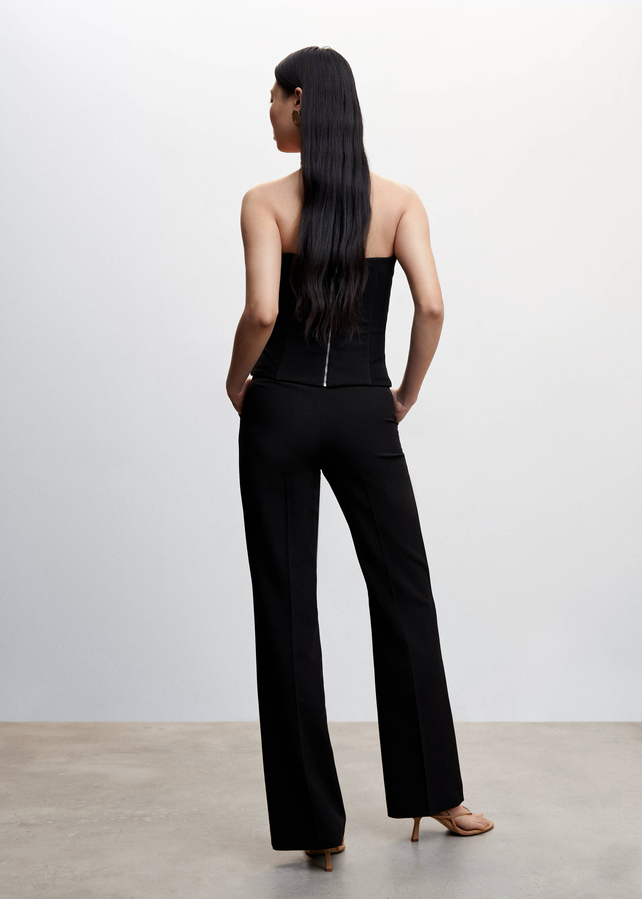 Corset style top - Reverse of the article