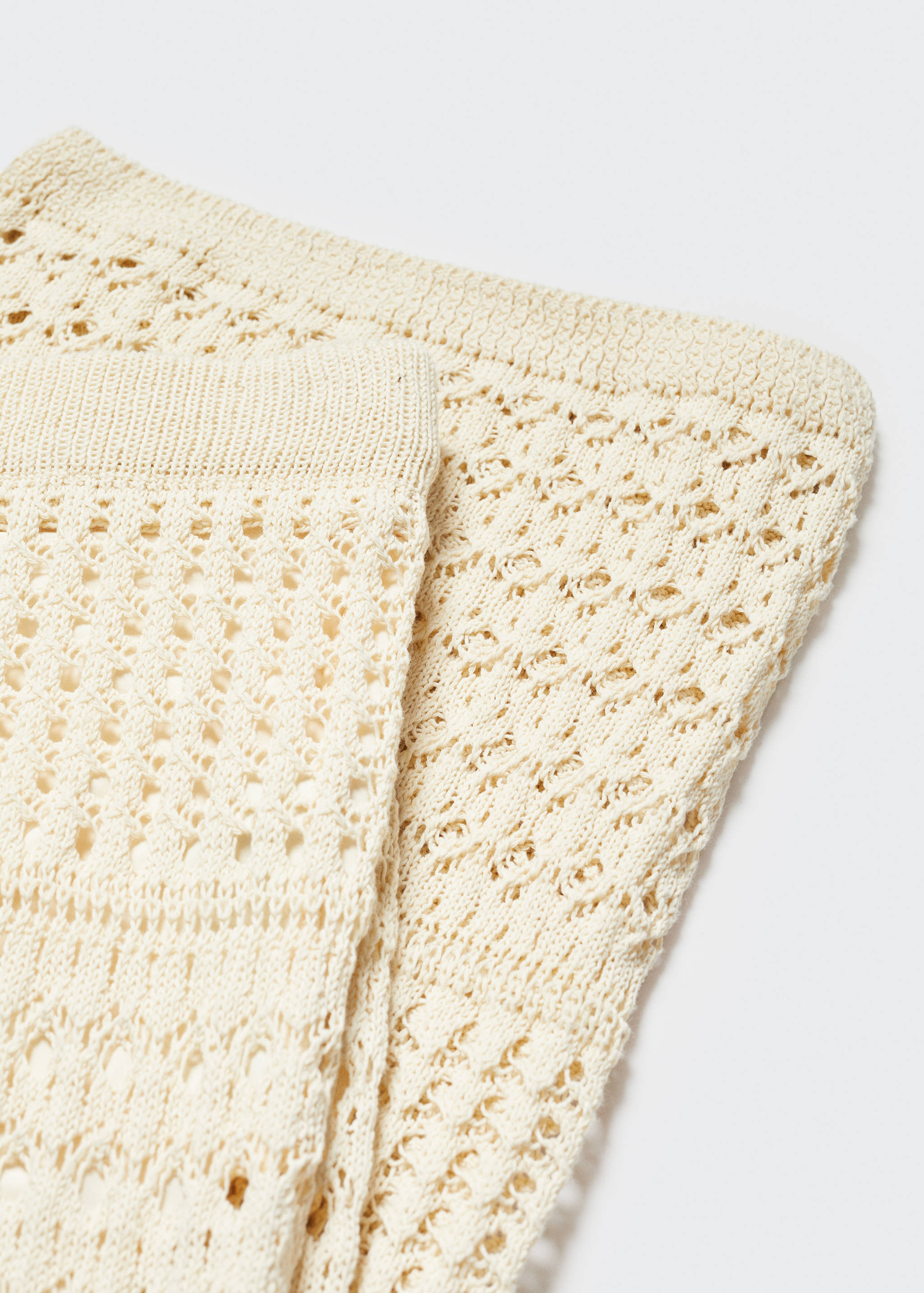 Pantalon palazzo maille ajourée - Détail de l'article 8