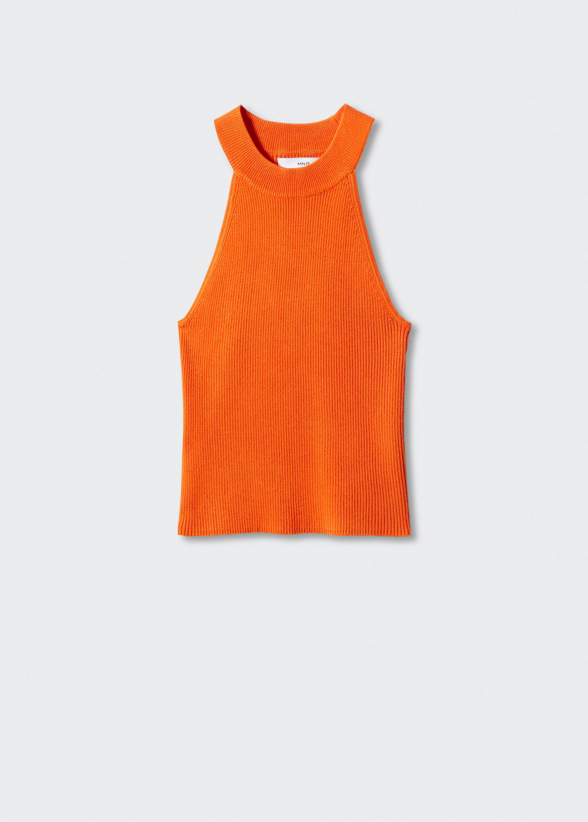 Halter-neck knitted top - Article without model