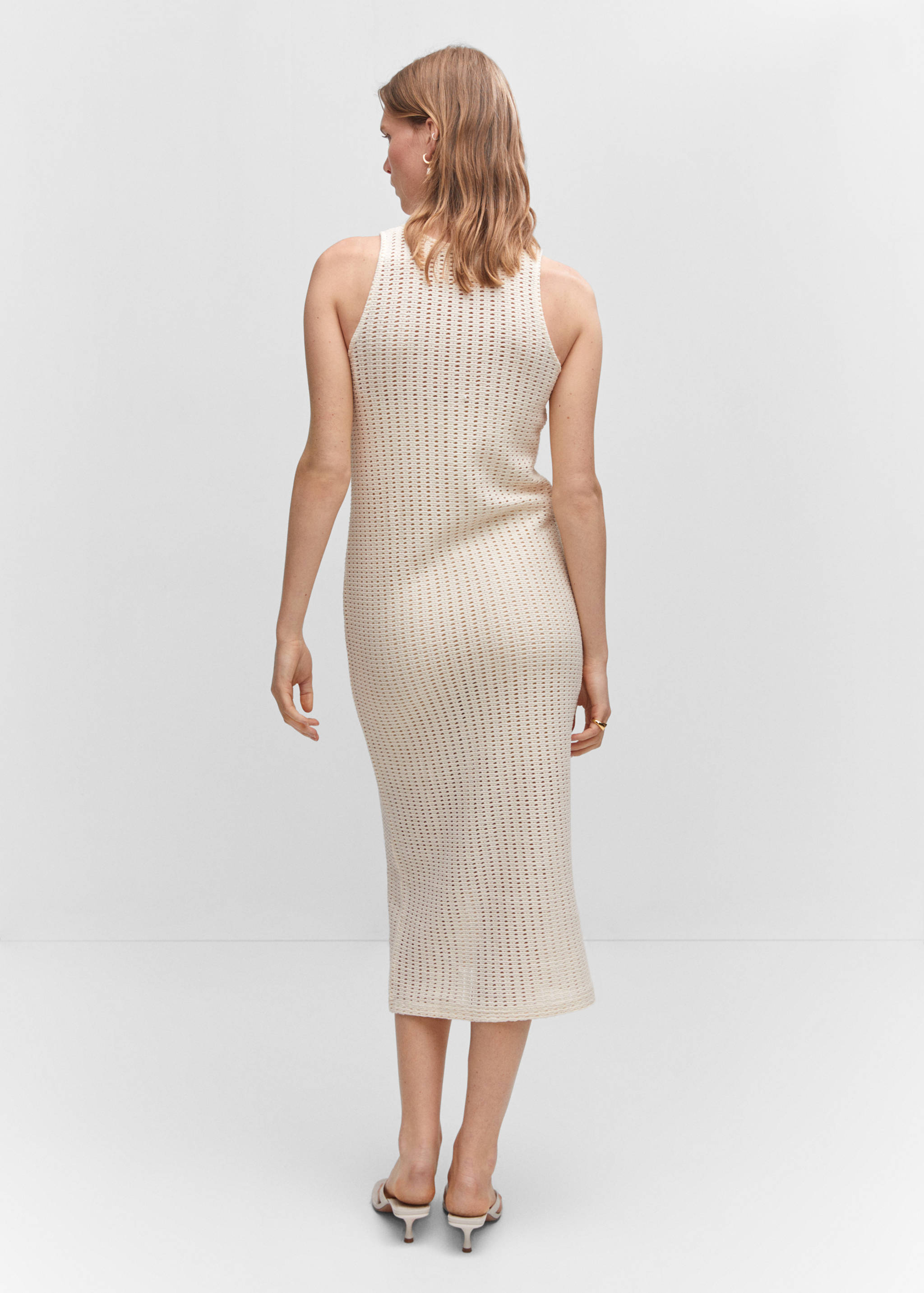 Openwork knit dress - Reverse of the article