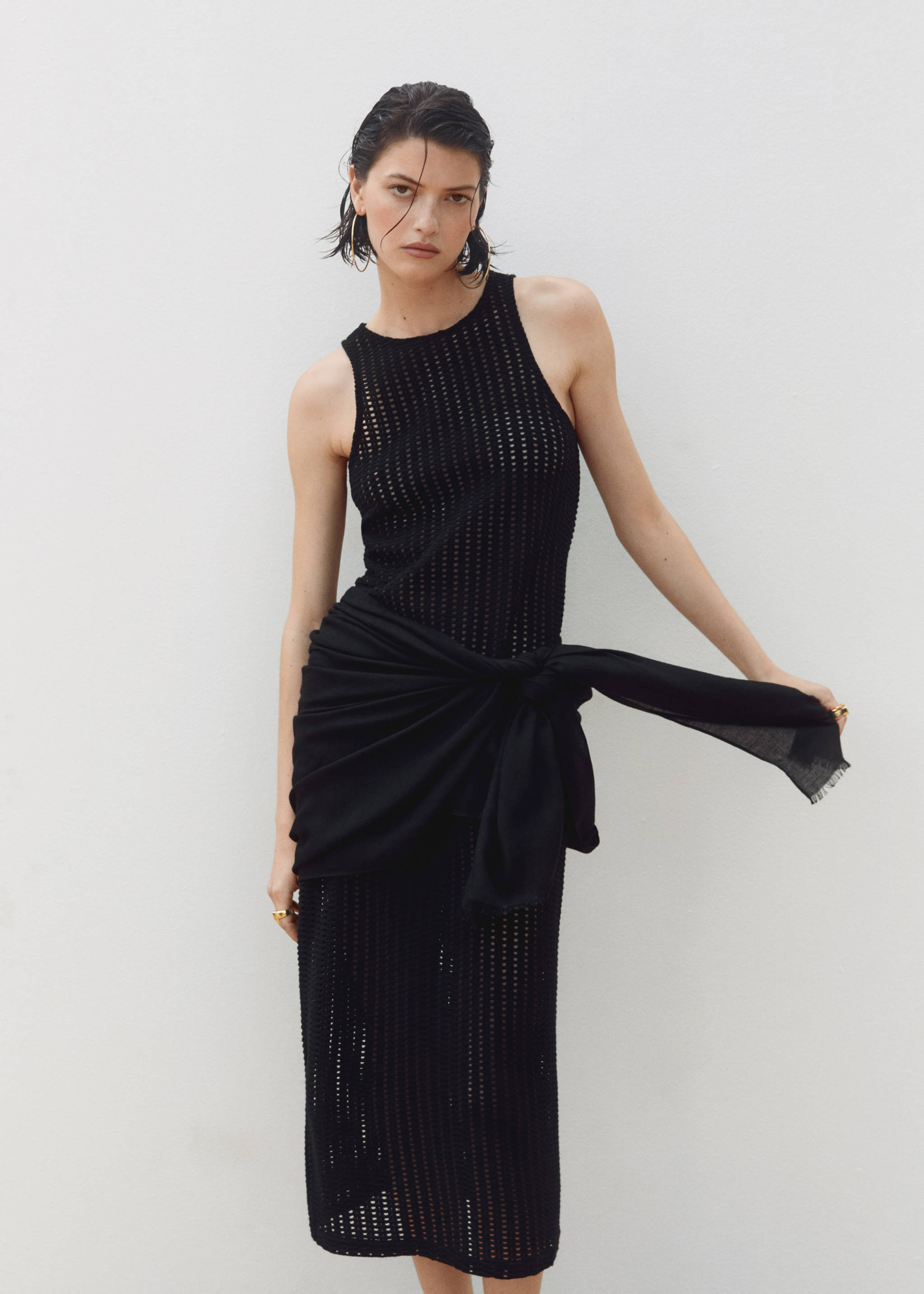 Openwork knit dress - Details of the article 7