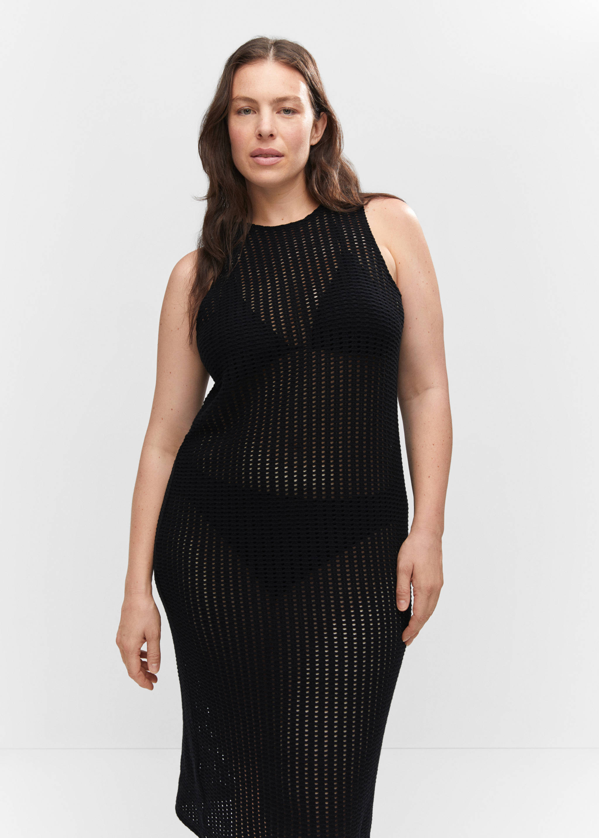 Openwork knit dress - Details of the article 5