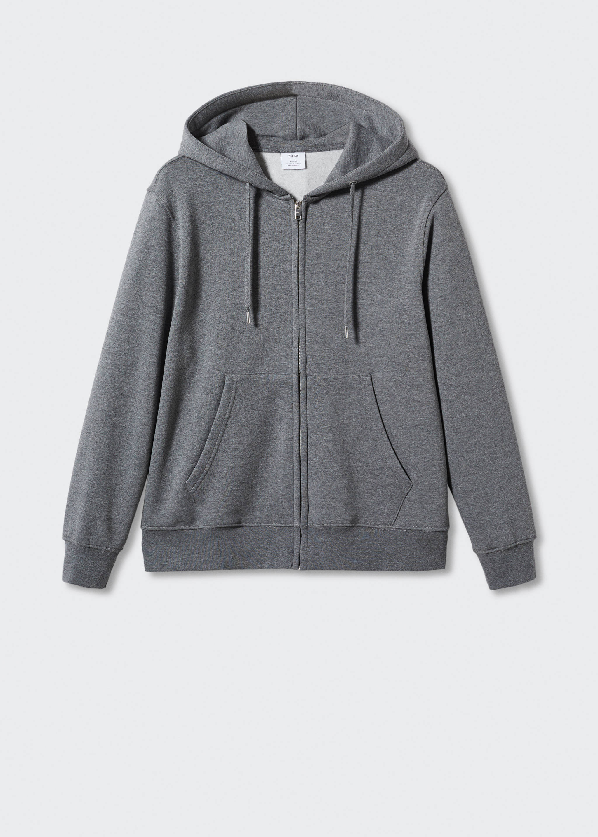 Sweat-shirt coton zip - Article sans modèle