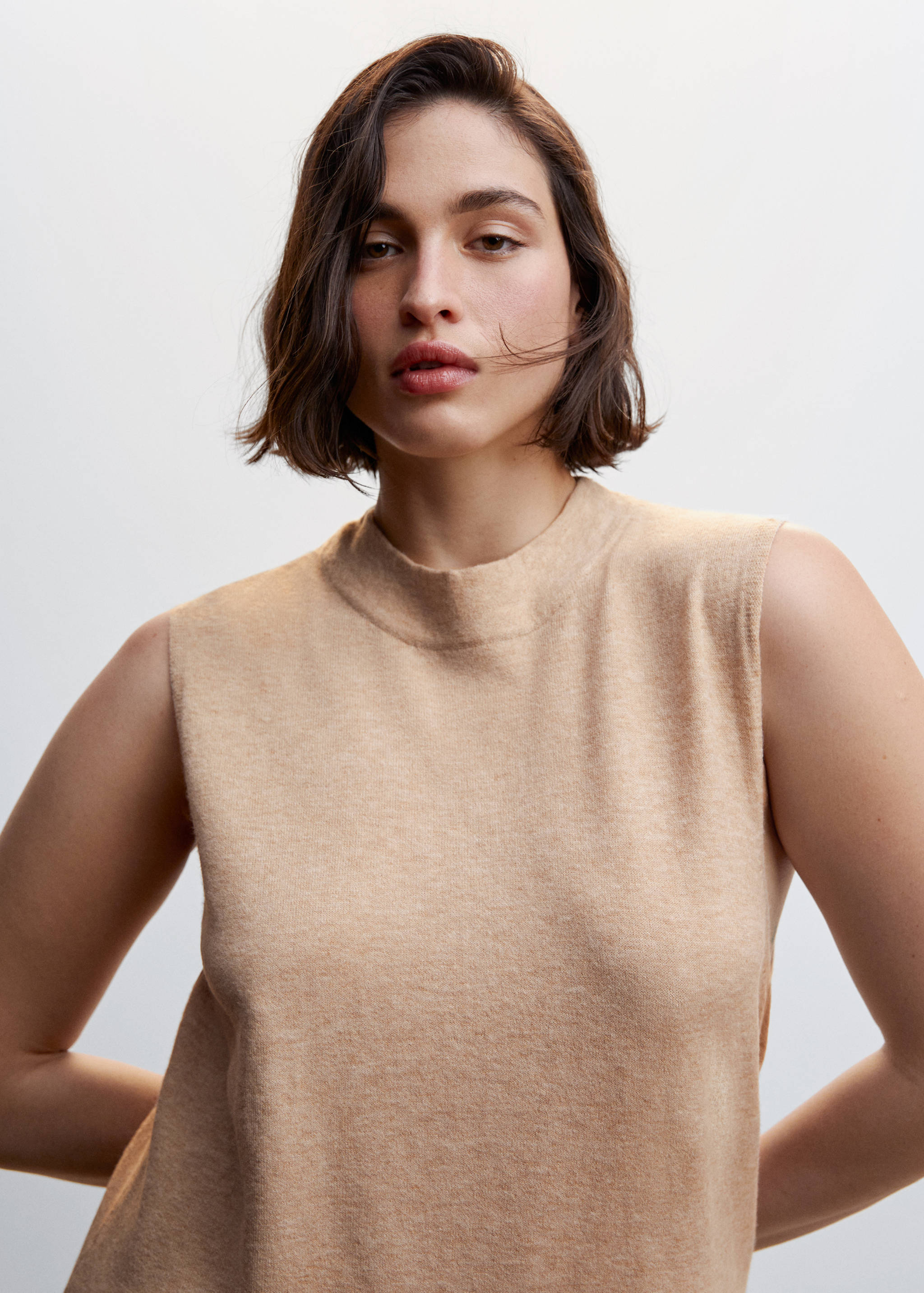 Side slit knit dress - Details of the article 4