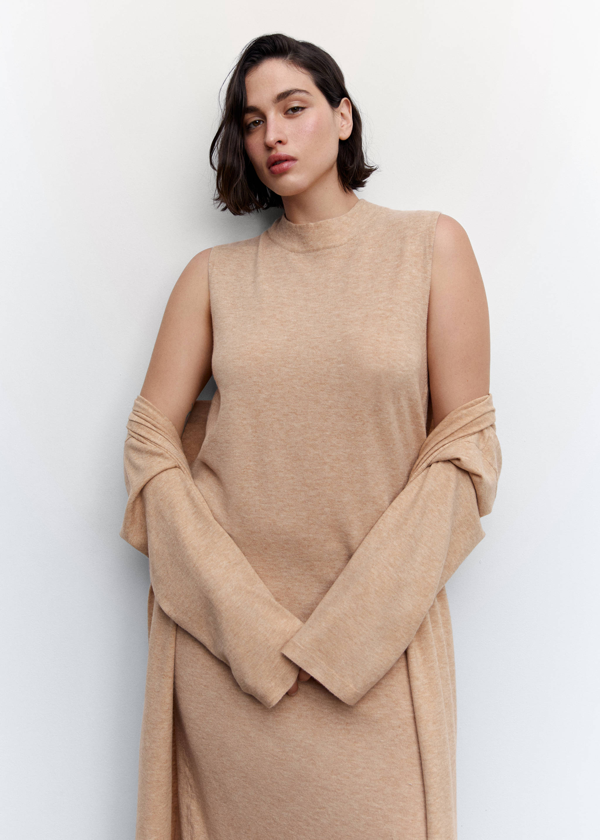 Side slit knit dress - Details of the article 5