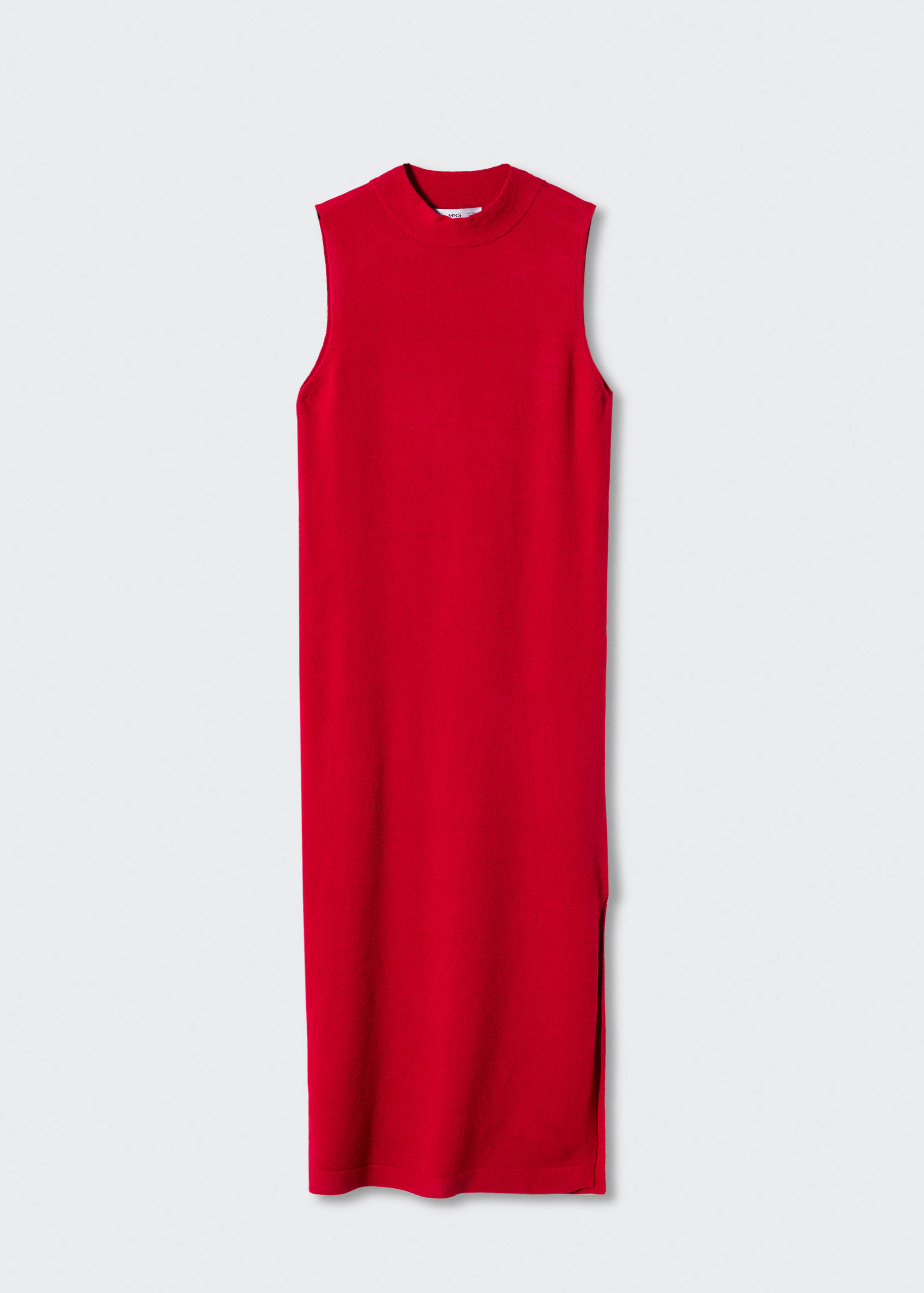 Side slit knit dress - Article without model