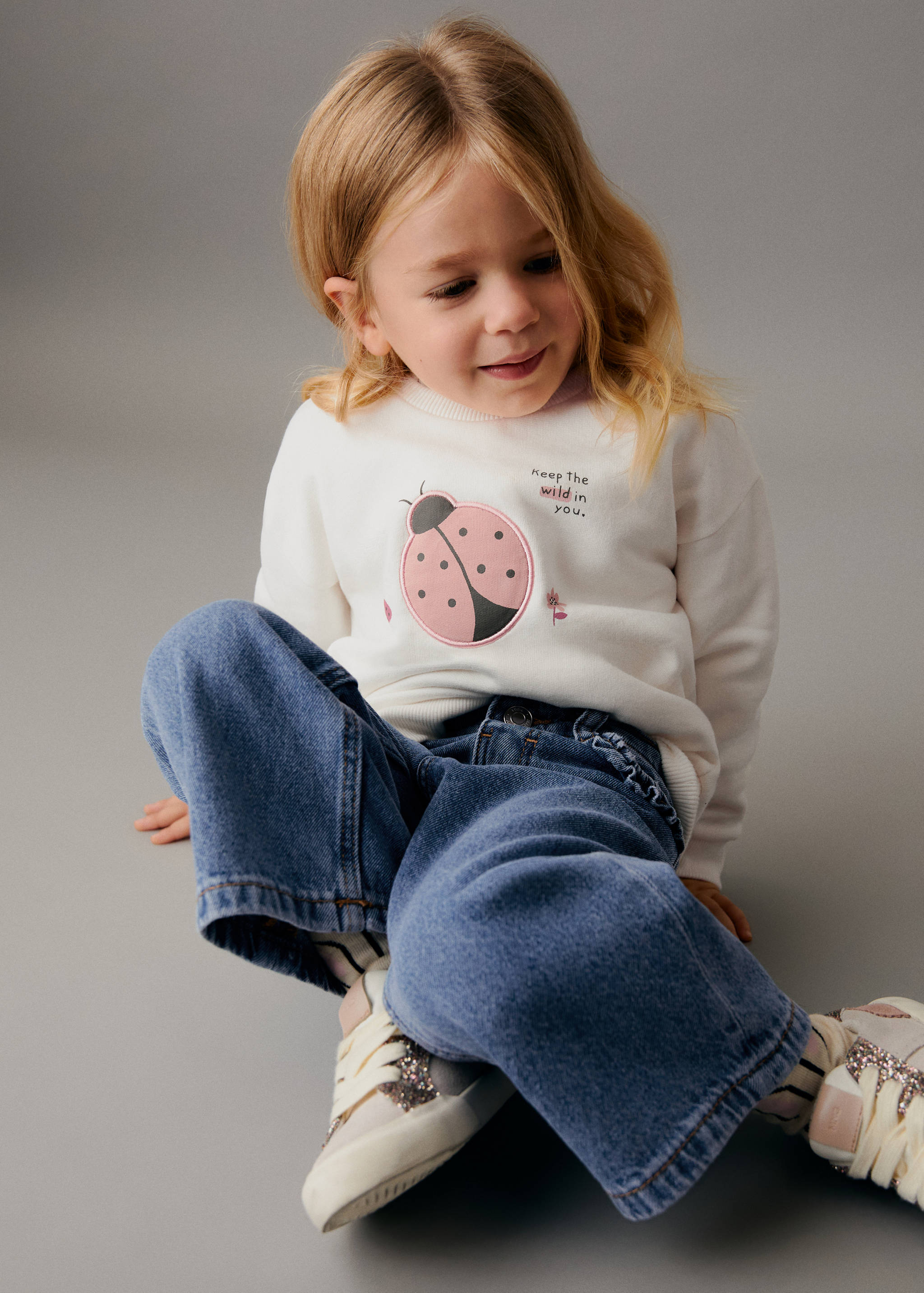 刺绣图案卫衣 - null