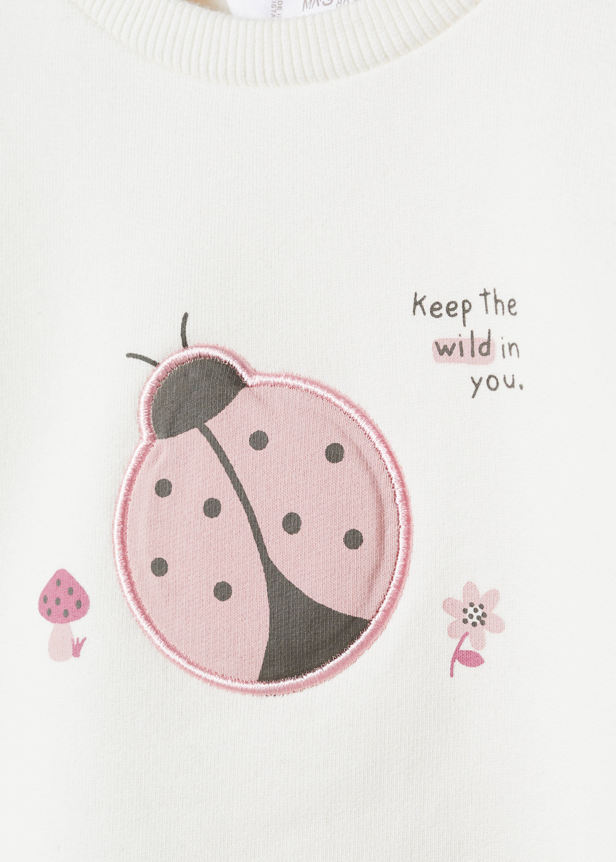 刺绣图案卫衣 - null